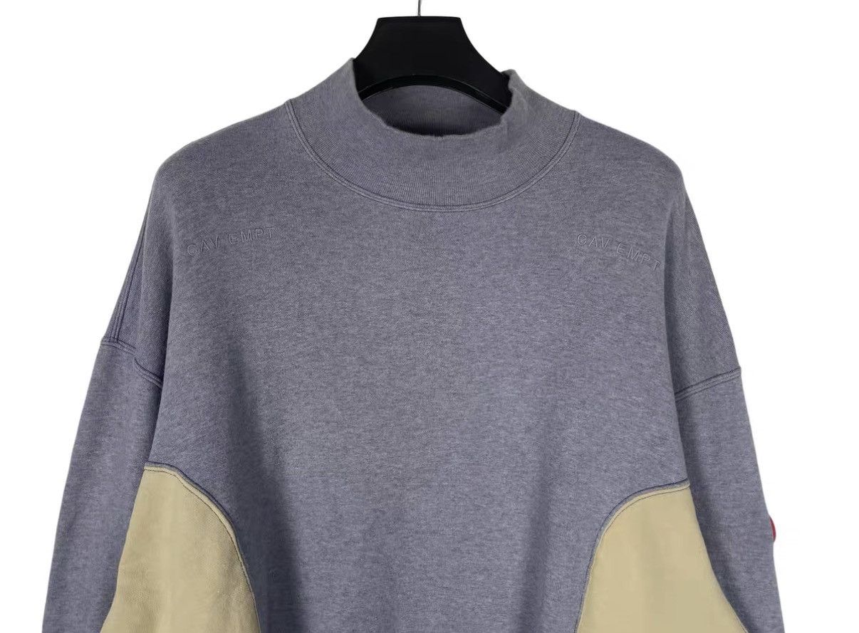 Cav Empt Cav Empt C.E 22AW SIDE PANEL MOCK NECK Sweatshirt J31 Size US L / EU 52-54 / 3 - 3 Thumbnail