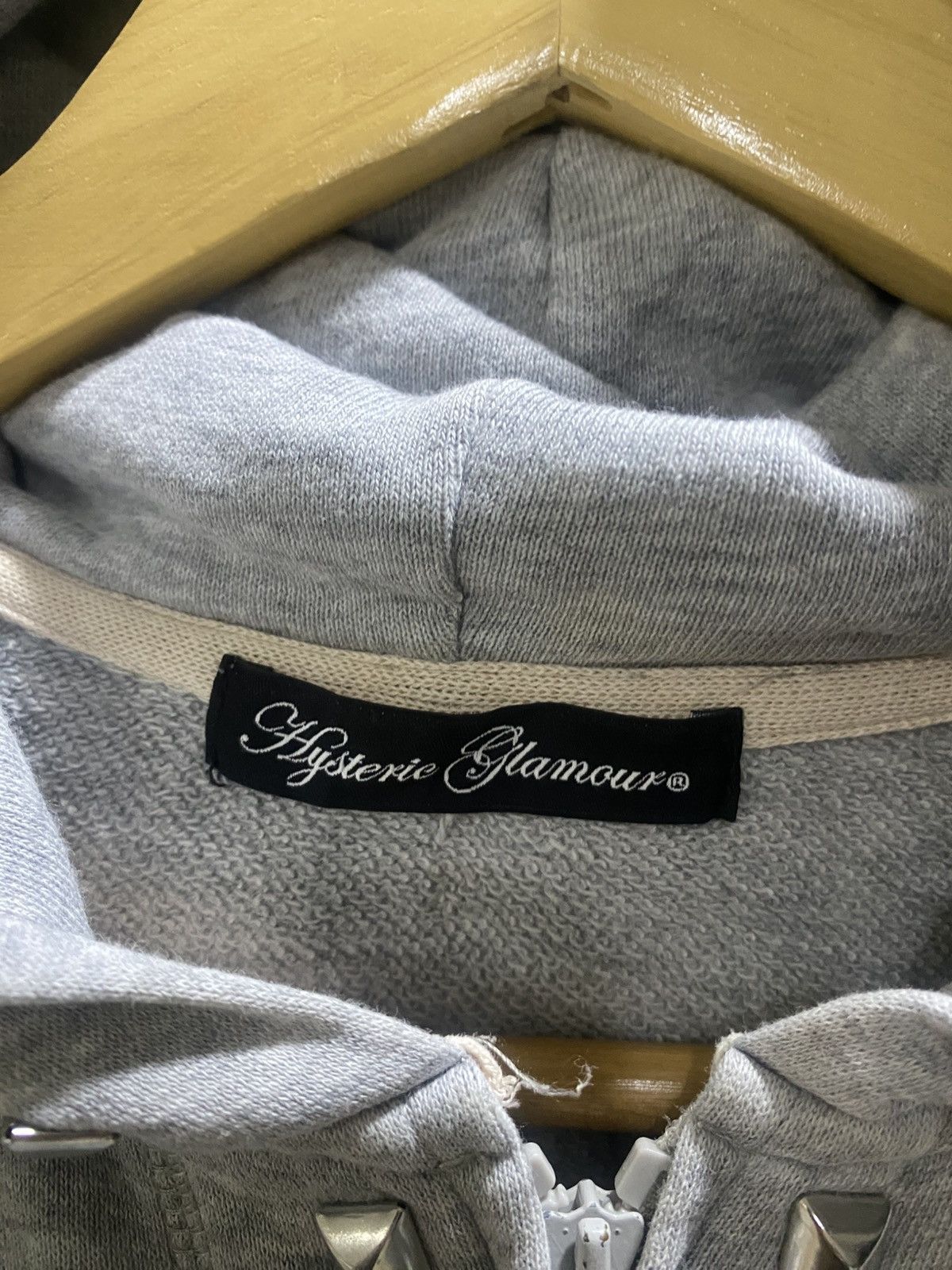 Hysteric Glamour Hysteric Glamour Studded Hoodie Size XS / US 0-2 / IT 36-38 - 7 Thumbnail