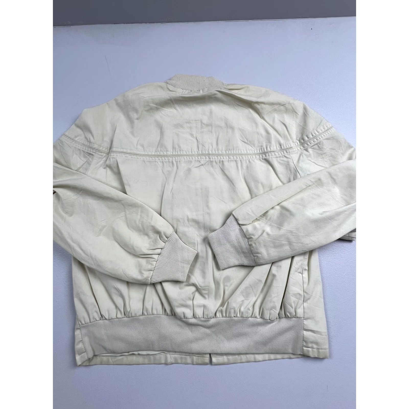 Sears VINTAGE Sears Jacket Mens XL Beige Microfiber Bomber Full Zip Lined Casual Size US XL / EU 56 / 4 - 2 Thumbnail