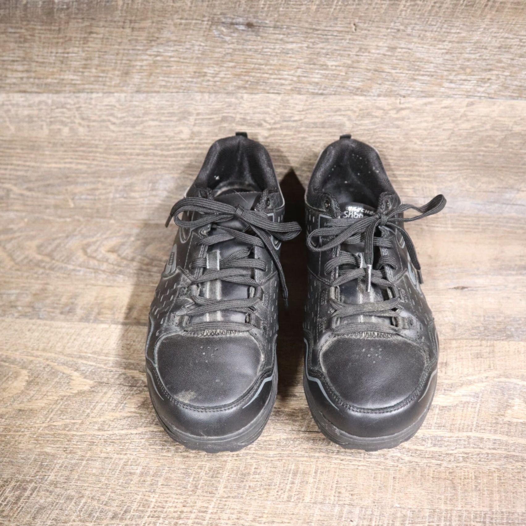 SKECHERS Skechers Shape Ups Black Memory Foam Sneakers SN 57001 Women's Size 9.5 Size US 10 / IT 40 - 3 Thumbnail