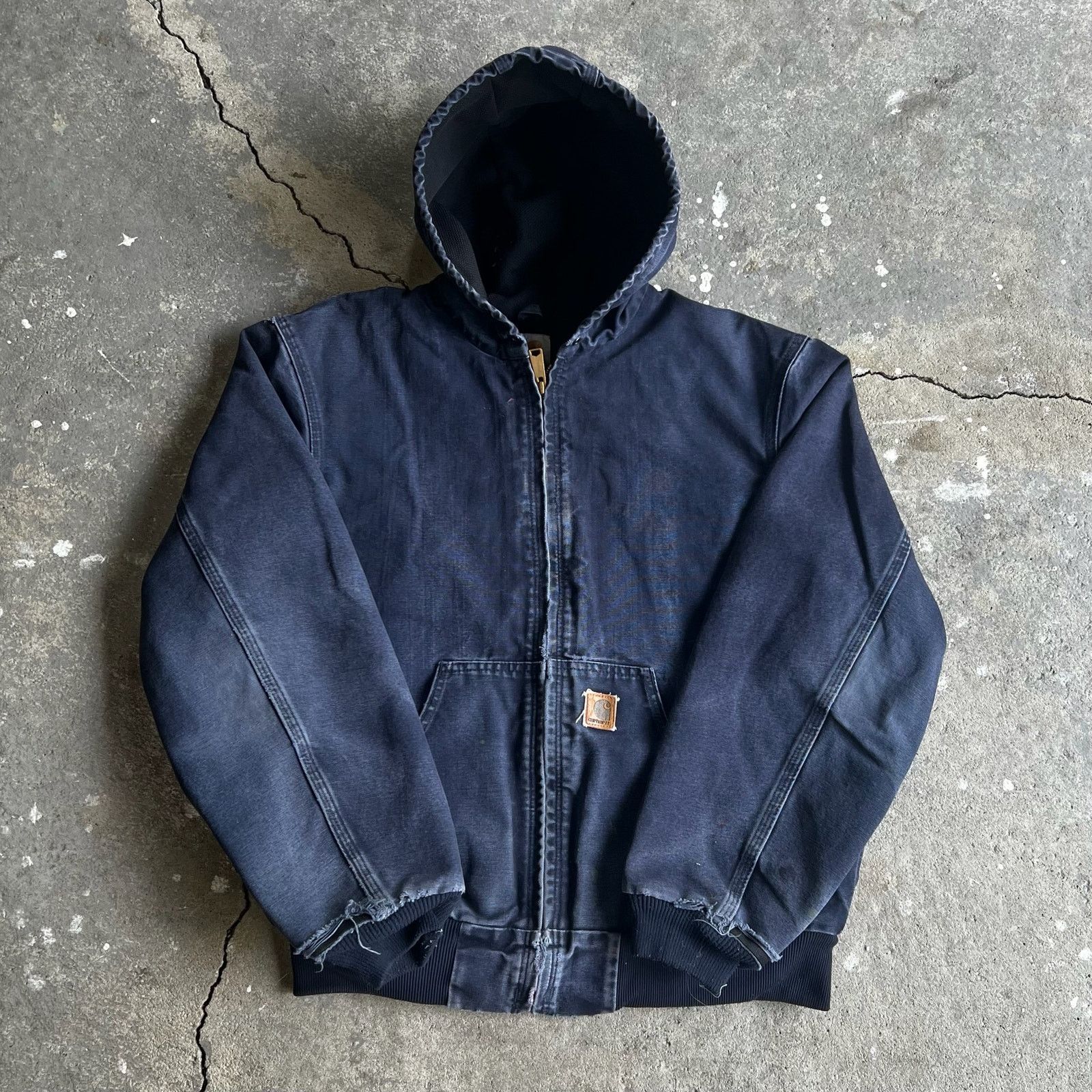 Carhartt Vintage Carhartt Hooded Active Jacket “Navy” J03 NVY