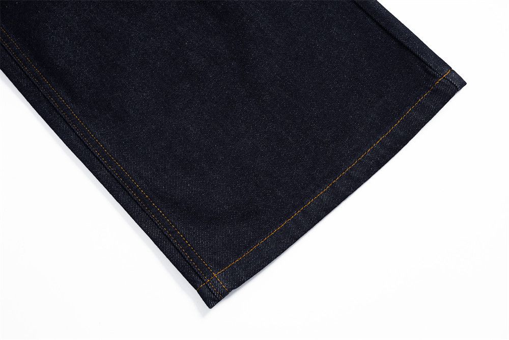 Jean Men's Loose Casual High-Street Straight-Leg Jeans Size US 32 / EU 48 - 4 Thumbnail