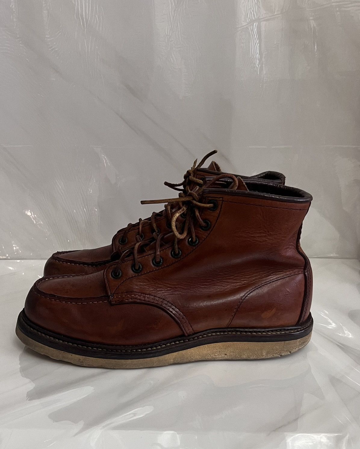 Red Wing Red wing #1907 classic moc toe brown leather boot size 9 D Size US 9 / EU 42 - 5 Thumbnail