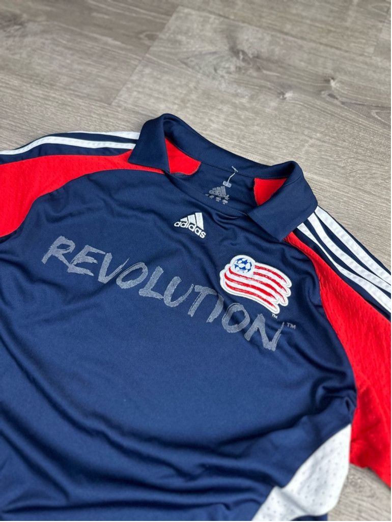 Adidas Men's Adidas Revolution Soccer Jersey Small Navy Red Size US S / EU 44-46 / 1 - 5 Thumbnail