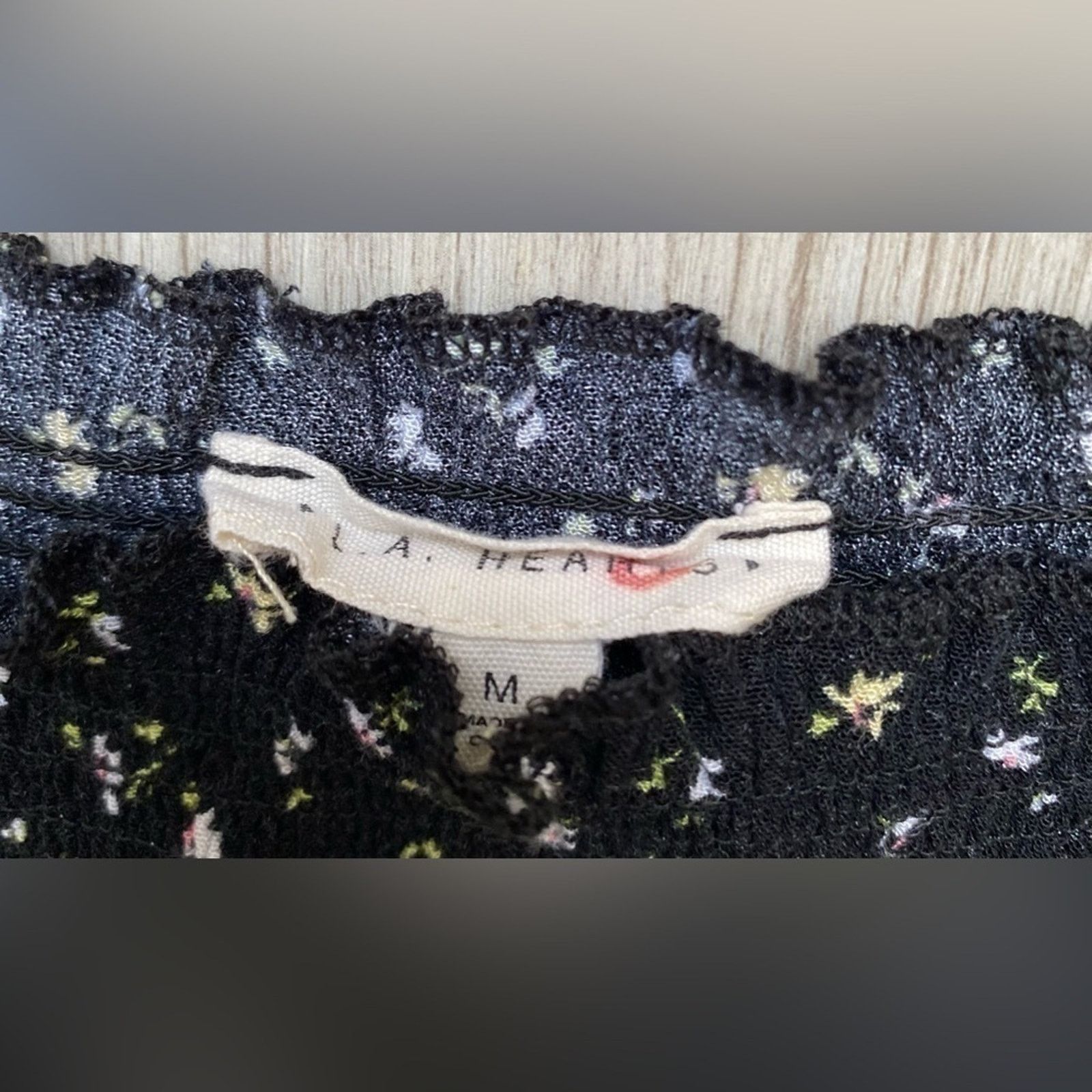 Other LA Hearts | Ditsy Floral Peplum Crop Top | Medium Size M / US 6-8 / IT 42-44 - 4 Thumbnail