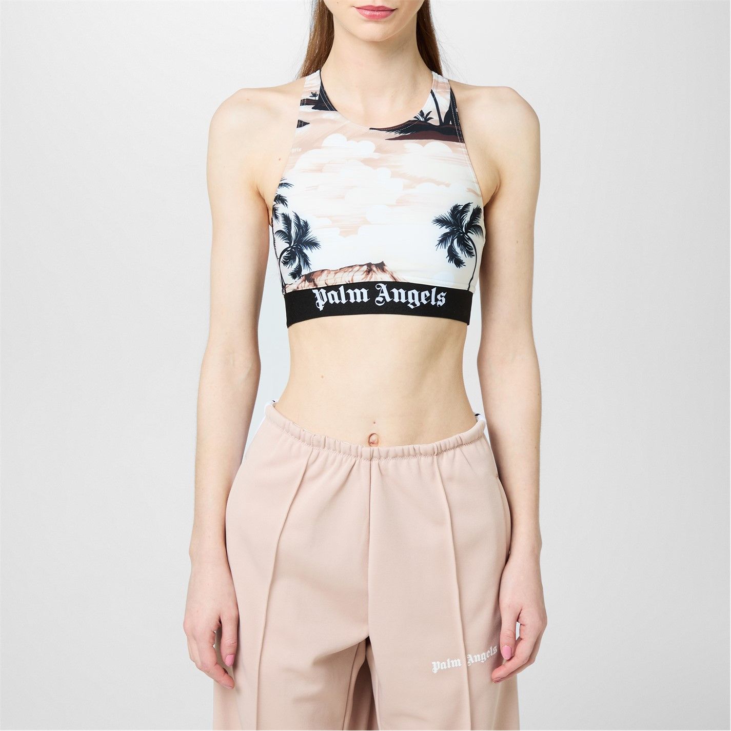 Palm Angels o1g2r1mq0325 Hawaii Crop Top in Multicolor Size S / US 4 / IT 40 - 3 Thumbnail