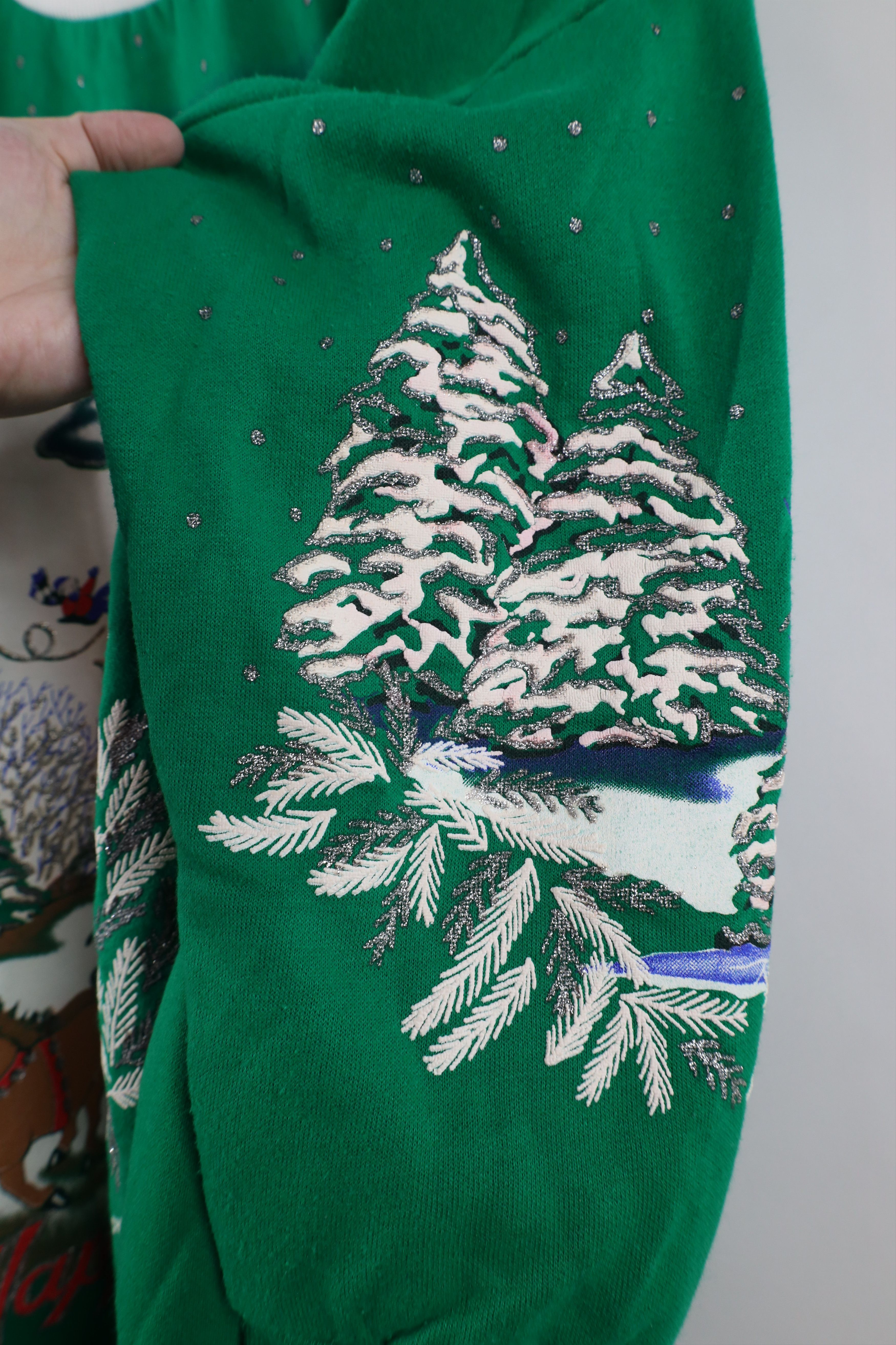 Vintage Vintage 90s Streetwear Christmas Crewneck Sweatshirt USA Size XL / US 12-14 / IT 48-50 - 10 Thumbnail