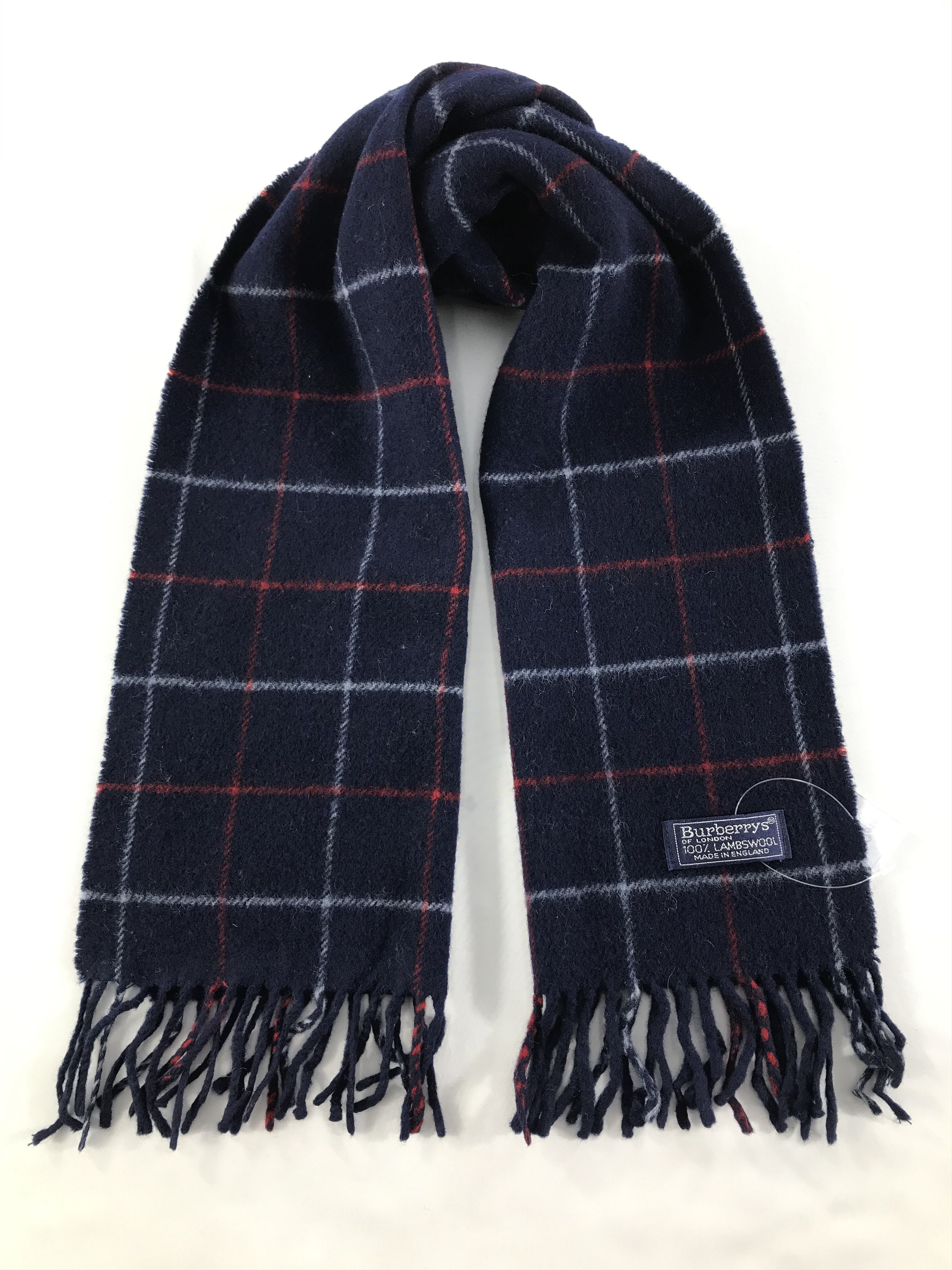 Burberry Vintage Burberry Scarf/Muffler/Neckwear MF1242 Size ONE SIZE - 1 Thumbnail