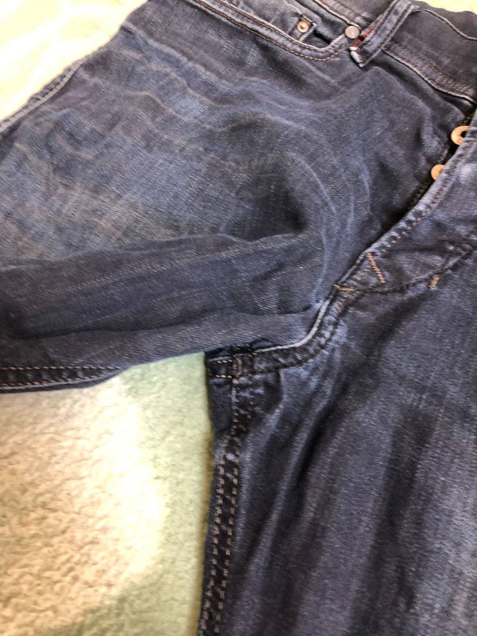 Diesel Diesel Mens Tepphar Jeans Slim Carrot Dark Blue Wash Size US 32 / EU 48 - 21 Thumbnail