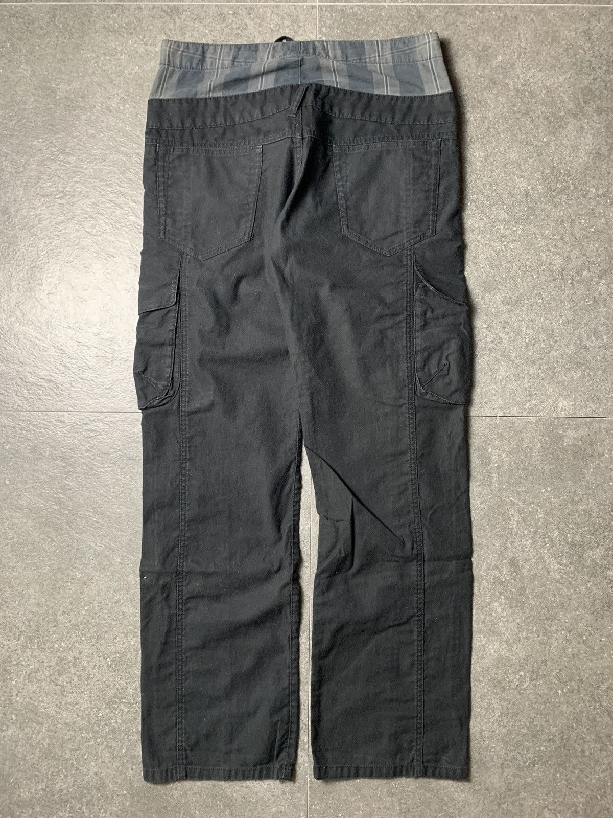 PPFM 2000s PPFM Double Waist Panelled Cargo Pants Size US 29 - 9 Thumbnail