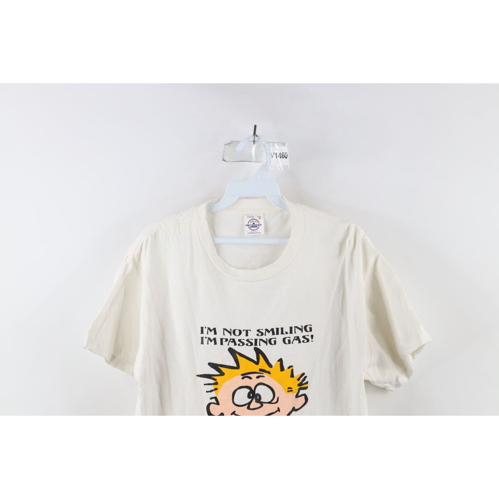 Vintage Vintage 90s Streetwear Distressed Calvin & Hobbes T-Shirt Size US M / EU 48-50 / 2 - 2 Thumbnail