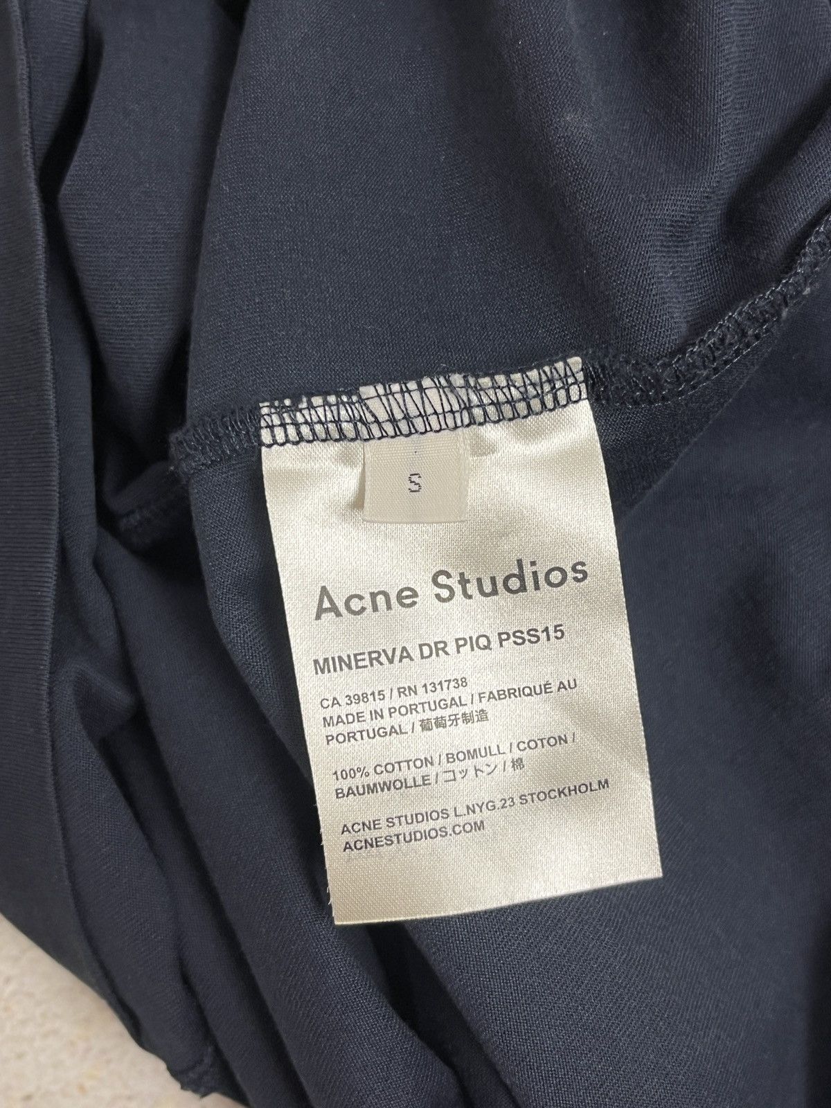 Acne Studios Acne Studios Archive Minerva DR PIQ PSS15 Cotton Dress Size S / US 4 / IT 40 - 6 Thumbnail