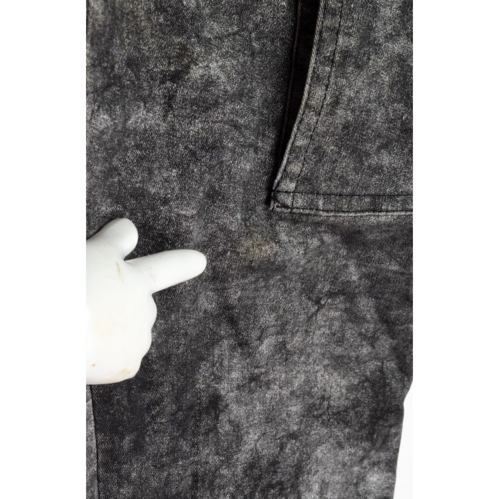 Alice + Olivia Alice+Olivia Cargo Pants Womens 10 Gray Mid-Rise Straight Leg Stretch, Cotton, Casual, Pants, Regular, Gray, 10, Womens Size 32" / US 10 / IT 46 - 5 Thumbnail