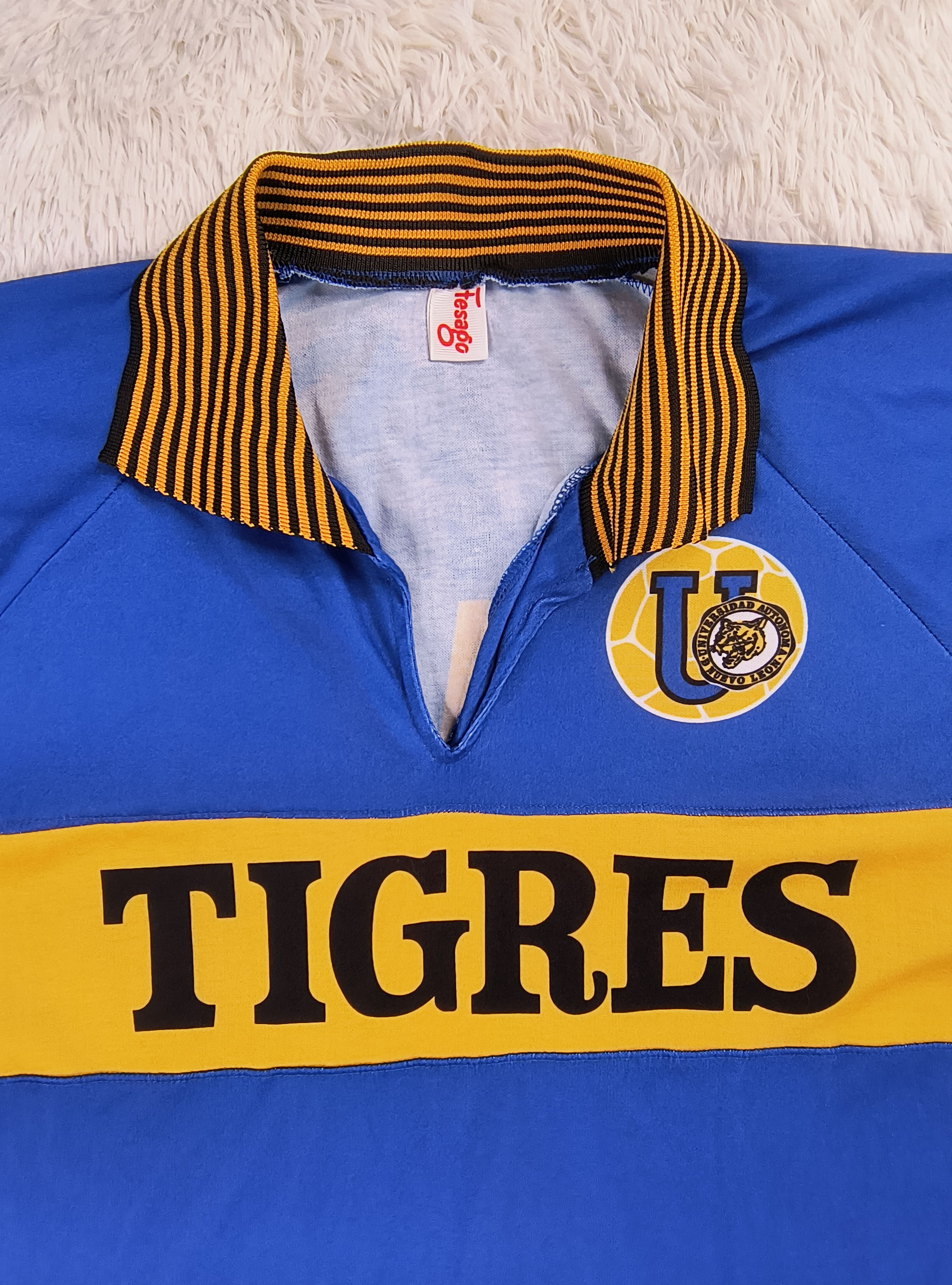 Vintage Vintage Fesago Tigres UANL #7 Barbadillo 1981/82 jersey Size US L / EU 52-54 / 3 - 2 Thumbnail