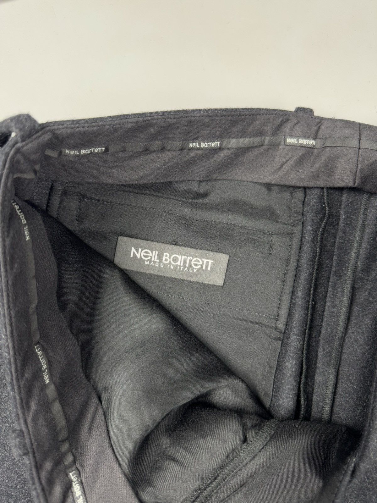 Neil Barrett Neil Barret wool leather patch pants size 48 made in Italy Size US 32 / EU 48 - 14 Thumbnail