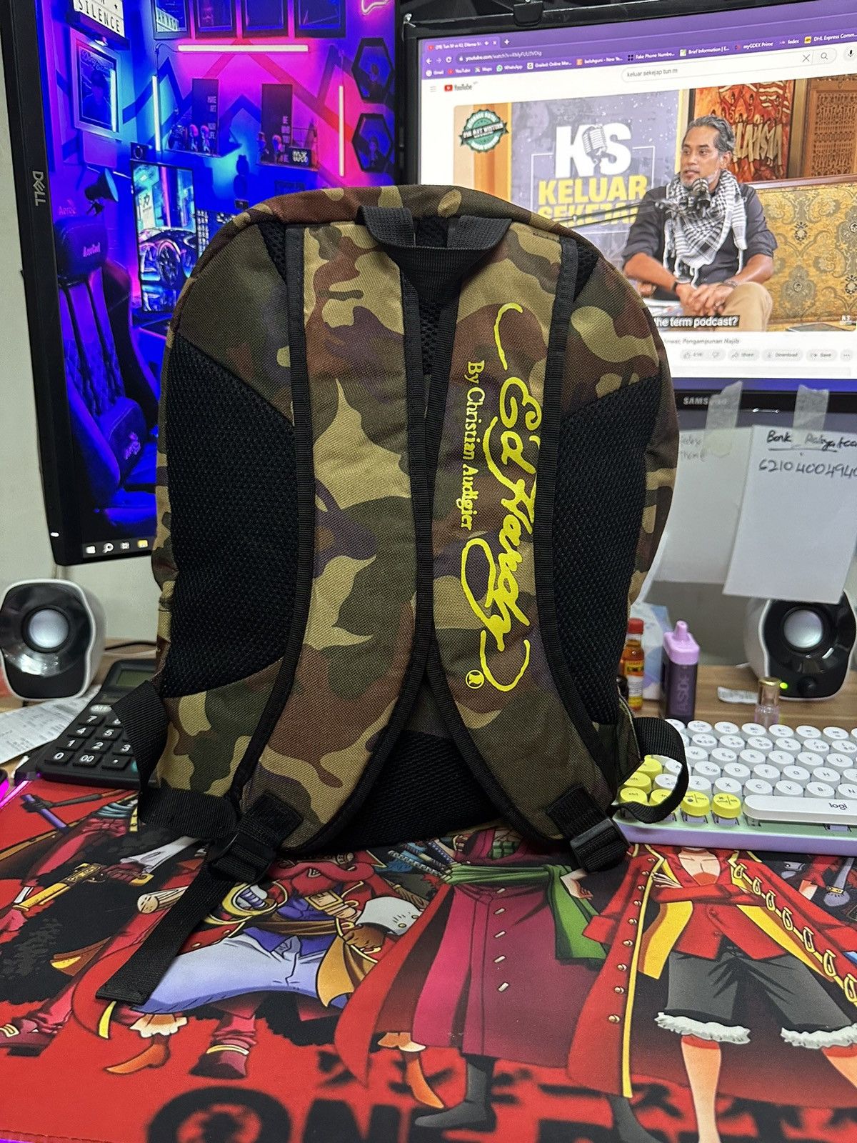 Ed Hardy Ed hardy camo flag bagpack Size ONE SIZE - 2 Thumbnail