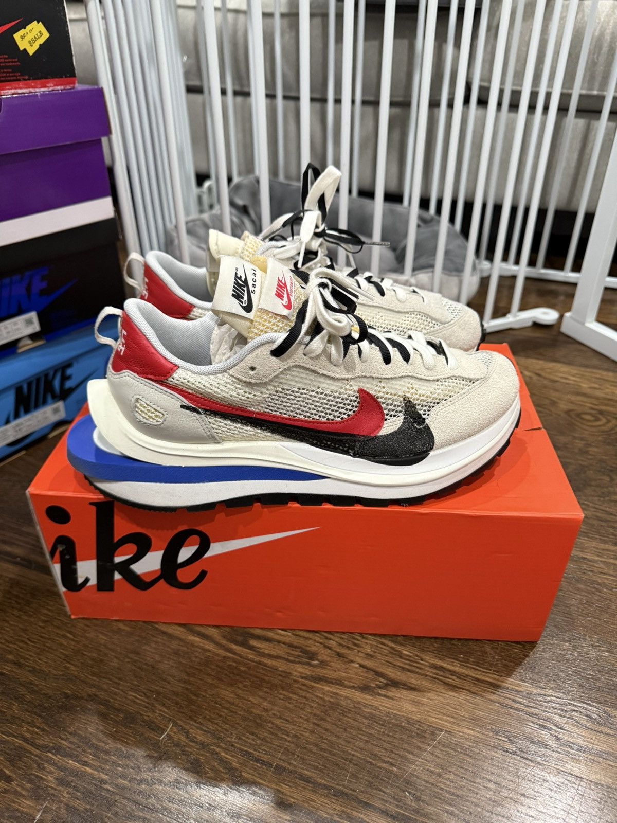 Nike × Sacai Nike x Sacai Vaporwaffle Size US 10.5 / EU 43-44 - 4 Thumbnail