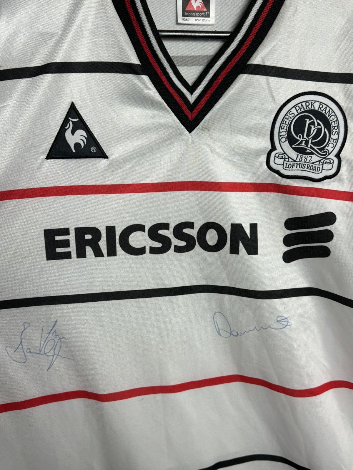 Le Coq Sportif Queens Park Rangers 99/00 Away Crouch Signed Football Jersey Size US XXL / EU 58 / 5 - 4 Thumbnail