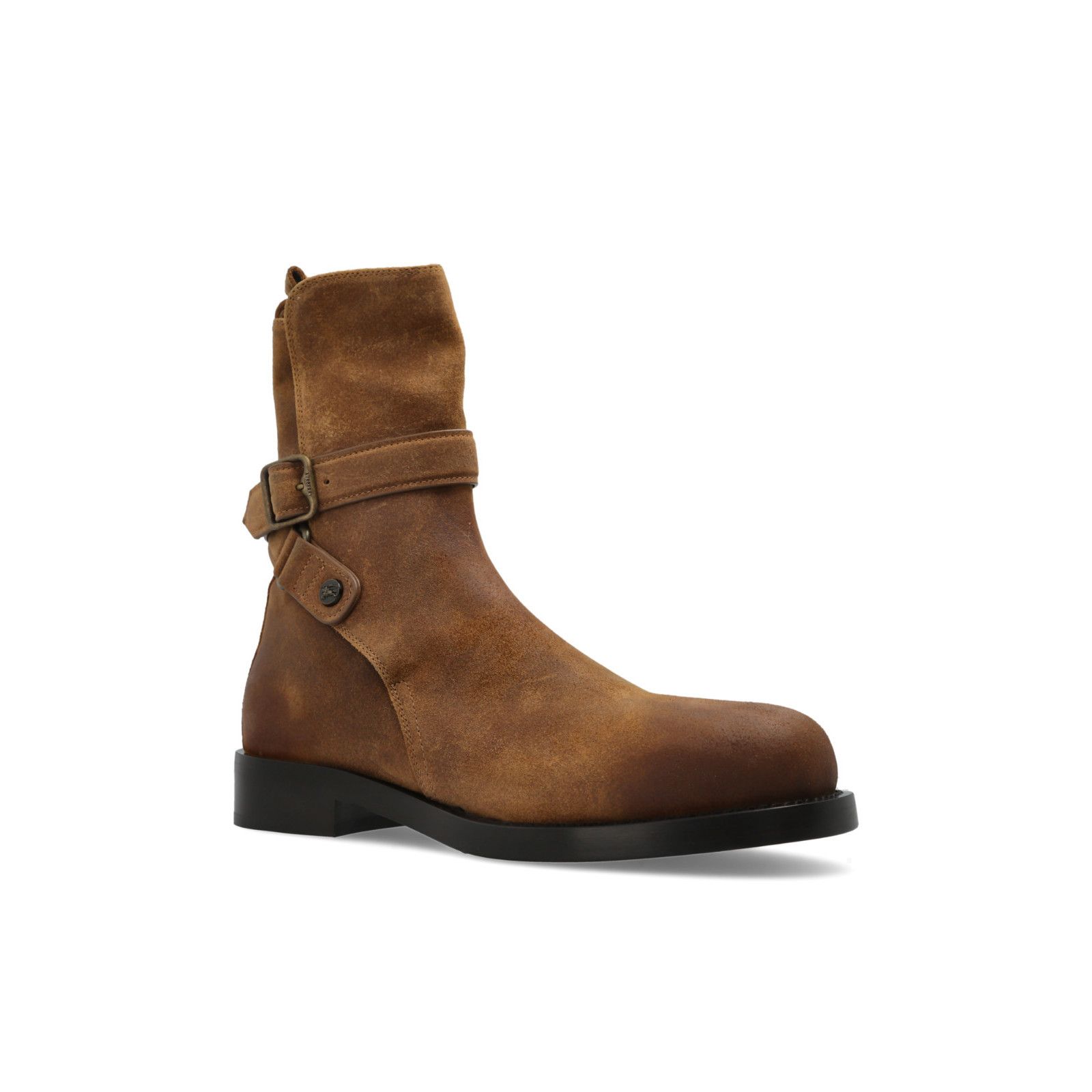 Burberry Brown Suede Ankle Boots New And Authentic (Men's si