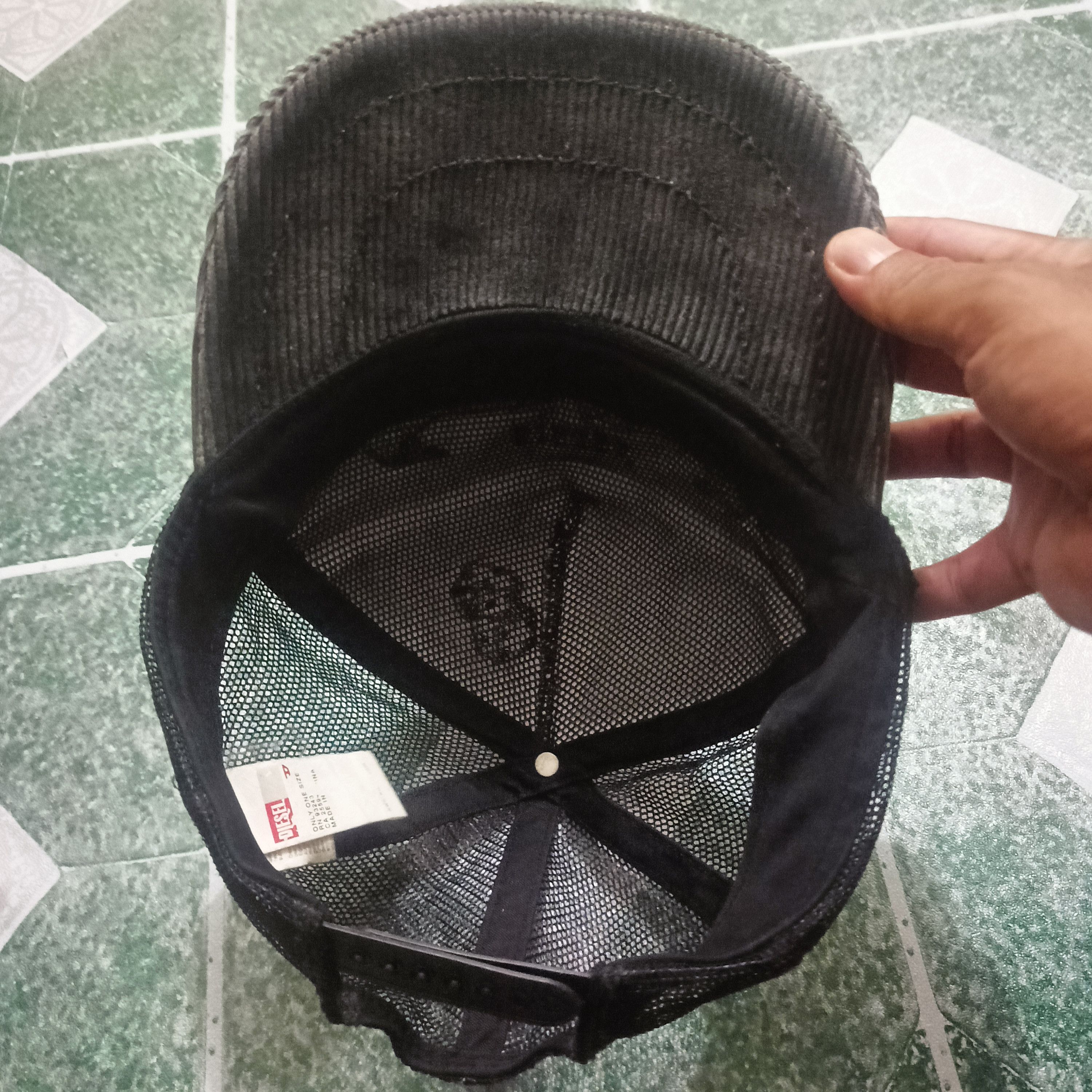 Diesel Rare Vintage Diesel Distressed Corduroy Cobra Trucker Cap Size ONE SIZE - 6 Thumbnail
