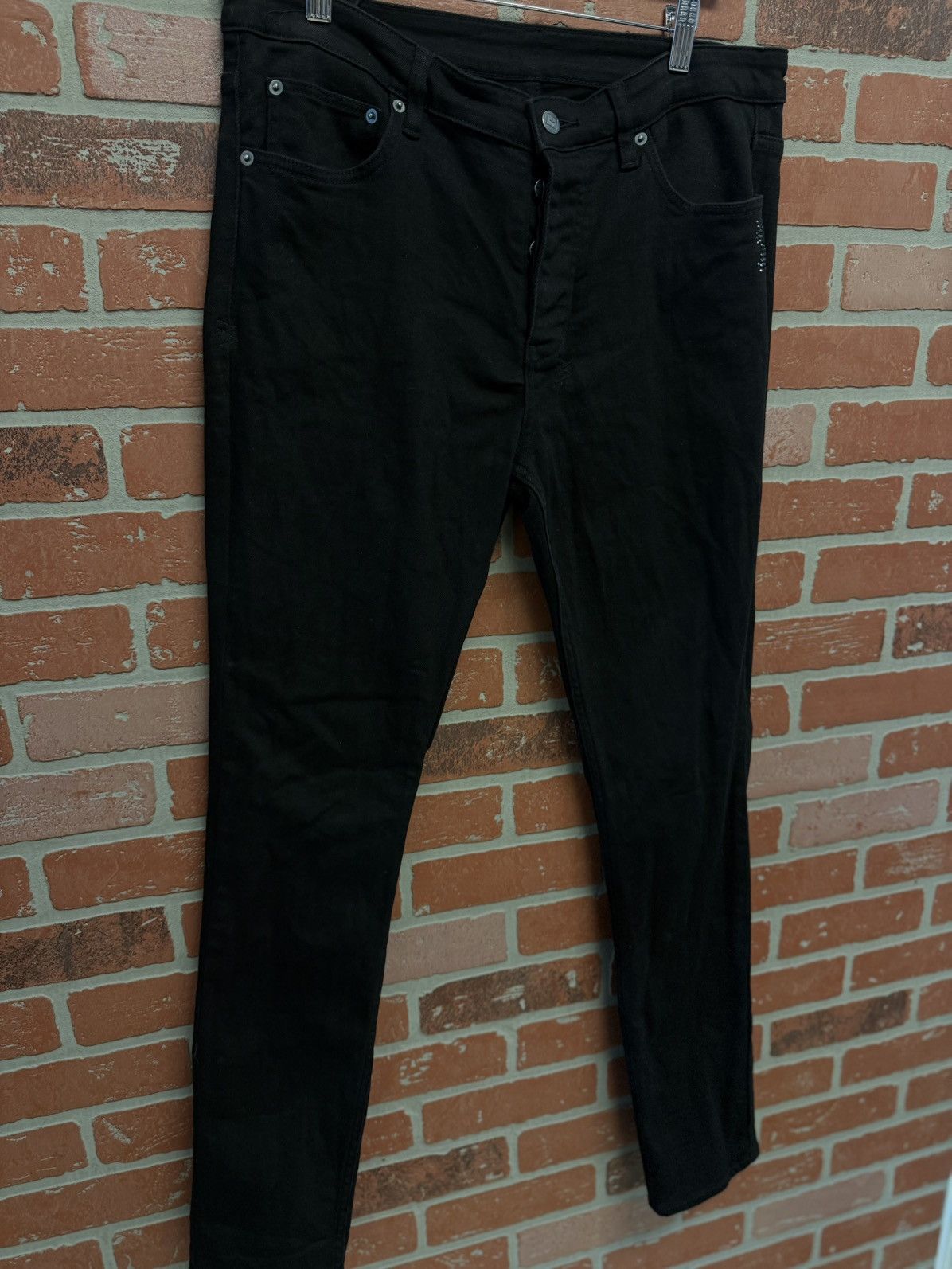 Ksubi Ksubi Black Jeans Crystals Size 33 Flawless 🧼 $350 Retail Size US 33 - 2 Thumbnail
