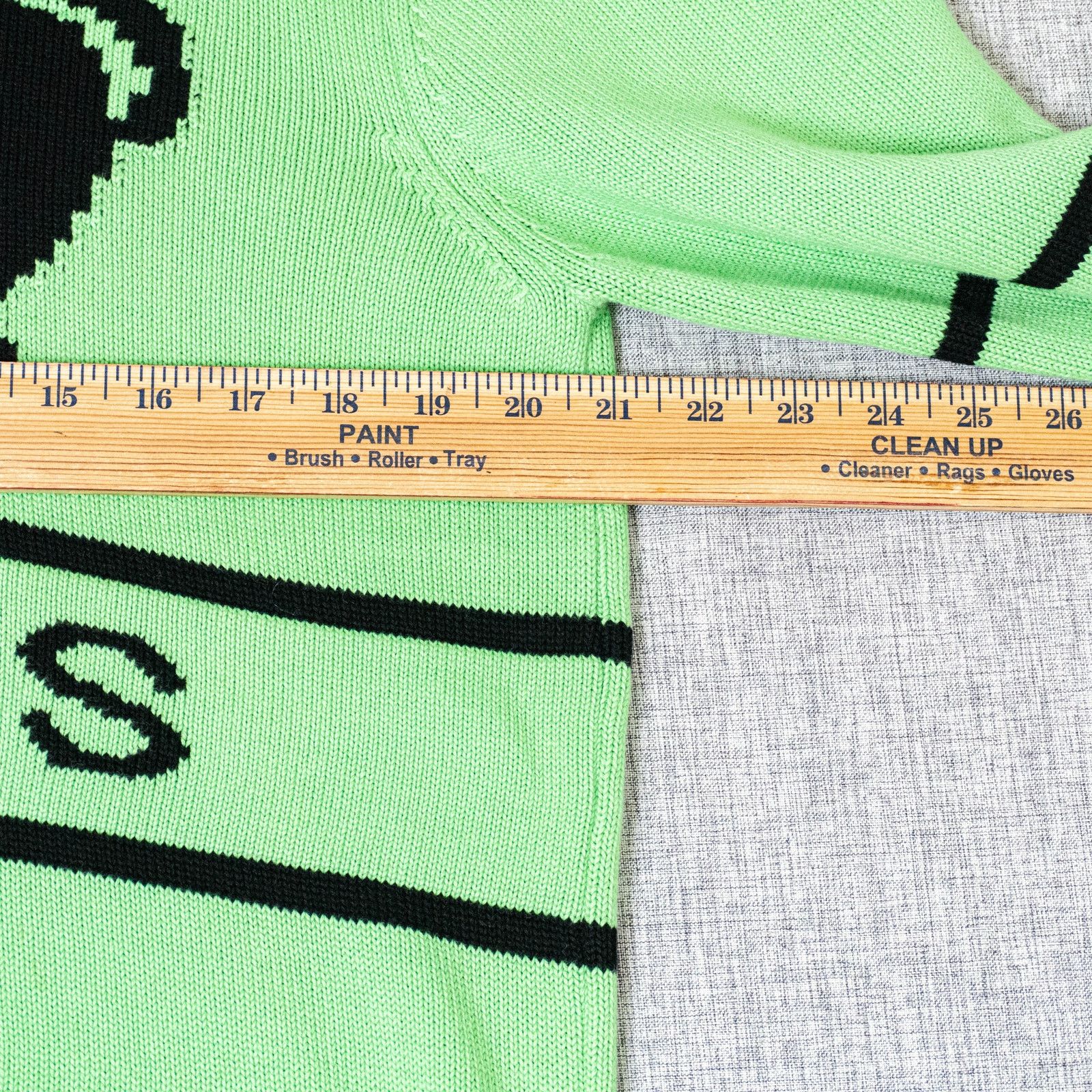Other GYLES & GEORGE Taurus Sweater Black Green cotton knit M Size US M / EU 48-50 / 2 - 8 Thumbnail