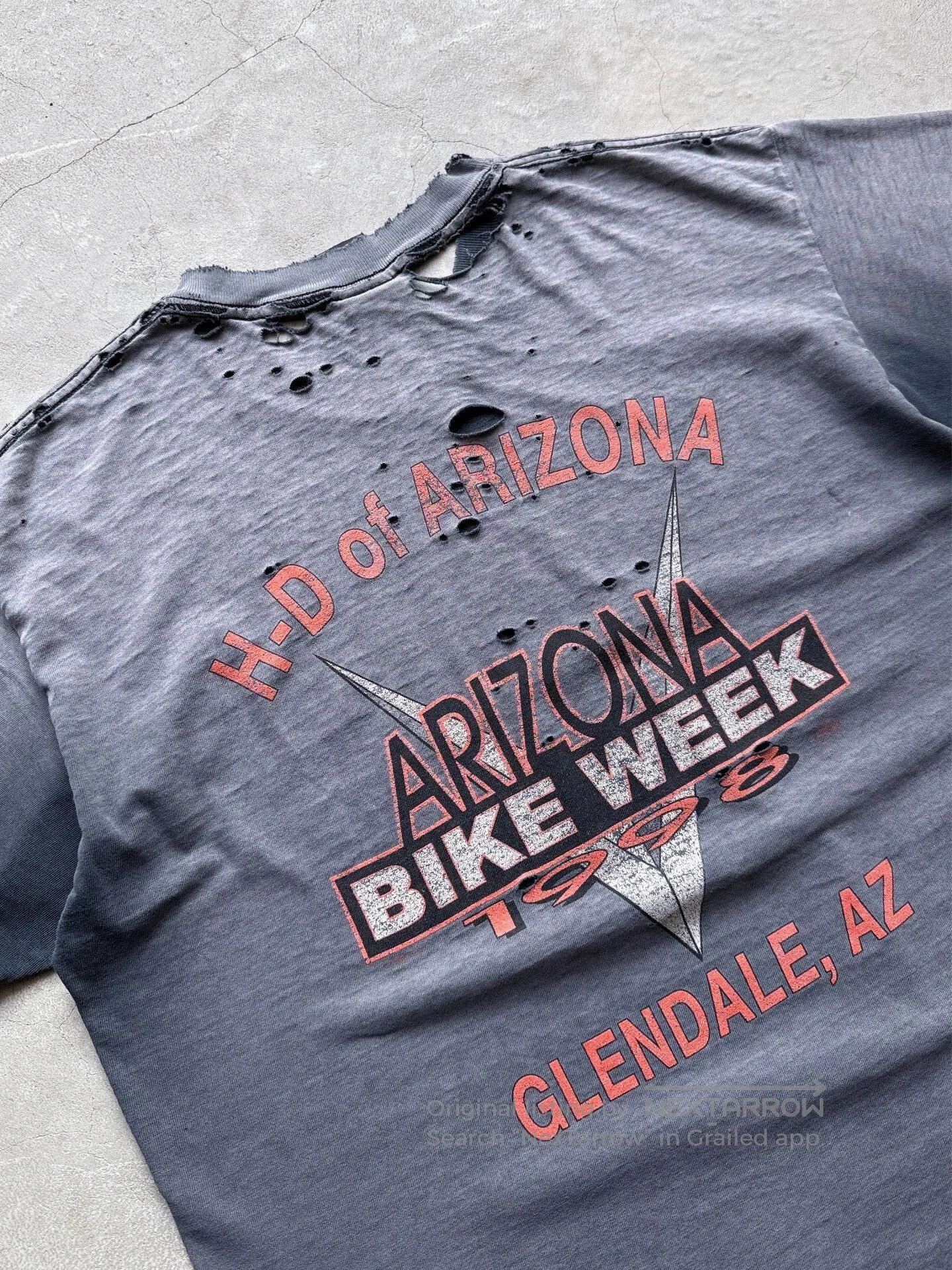 Vintage Vintage 90s Harley Davidson 1998 Arizona Tee. Size US L / EU 52-54 / 3 - 6 Thumbnail