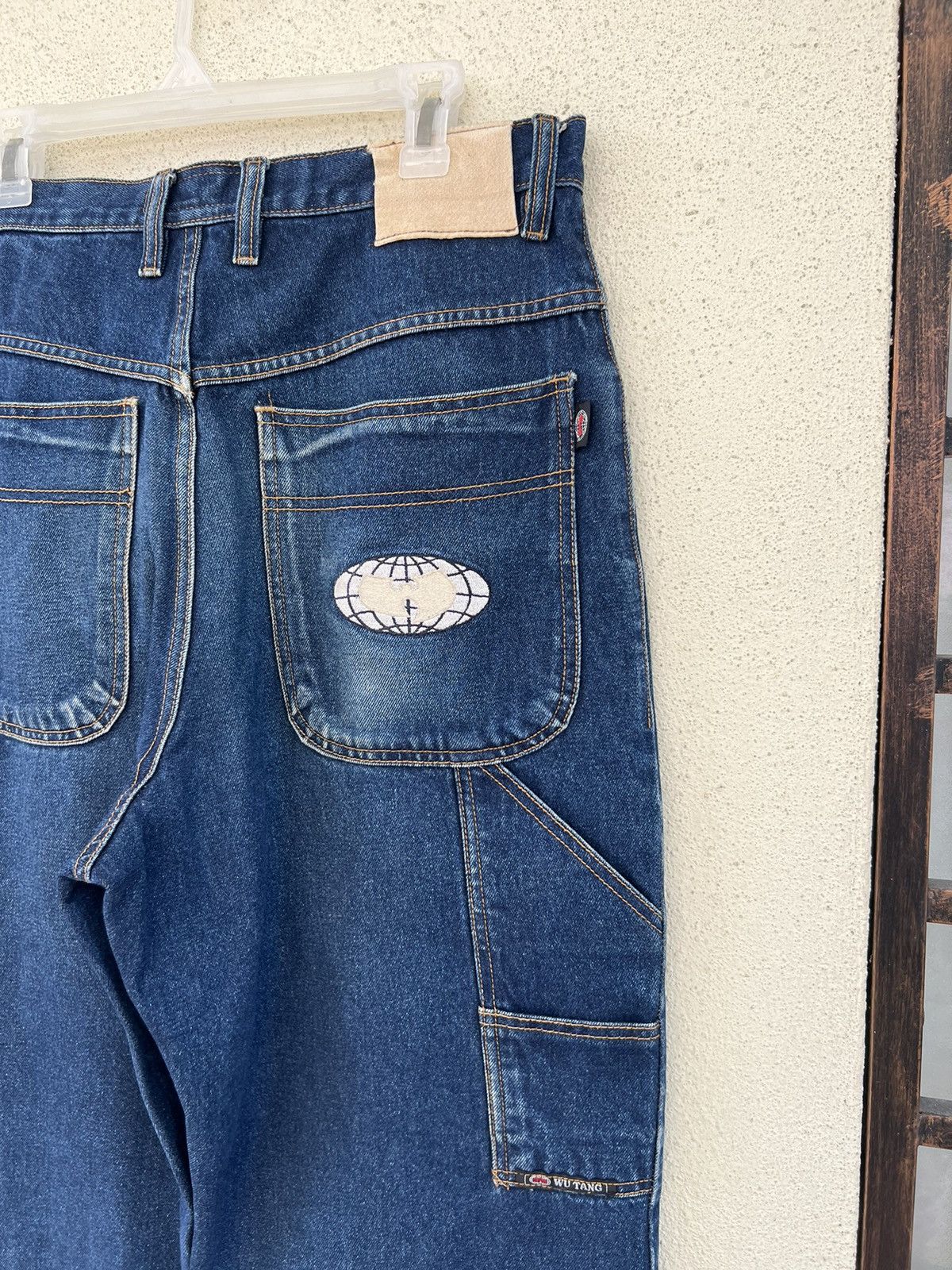 Vintage × Wu-Tang Clan Vintage 90s Wu Tang Mud Denim Baggy Jeans Hip Hop Size US 33 - 17 Thumbnail