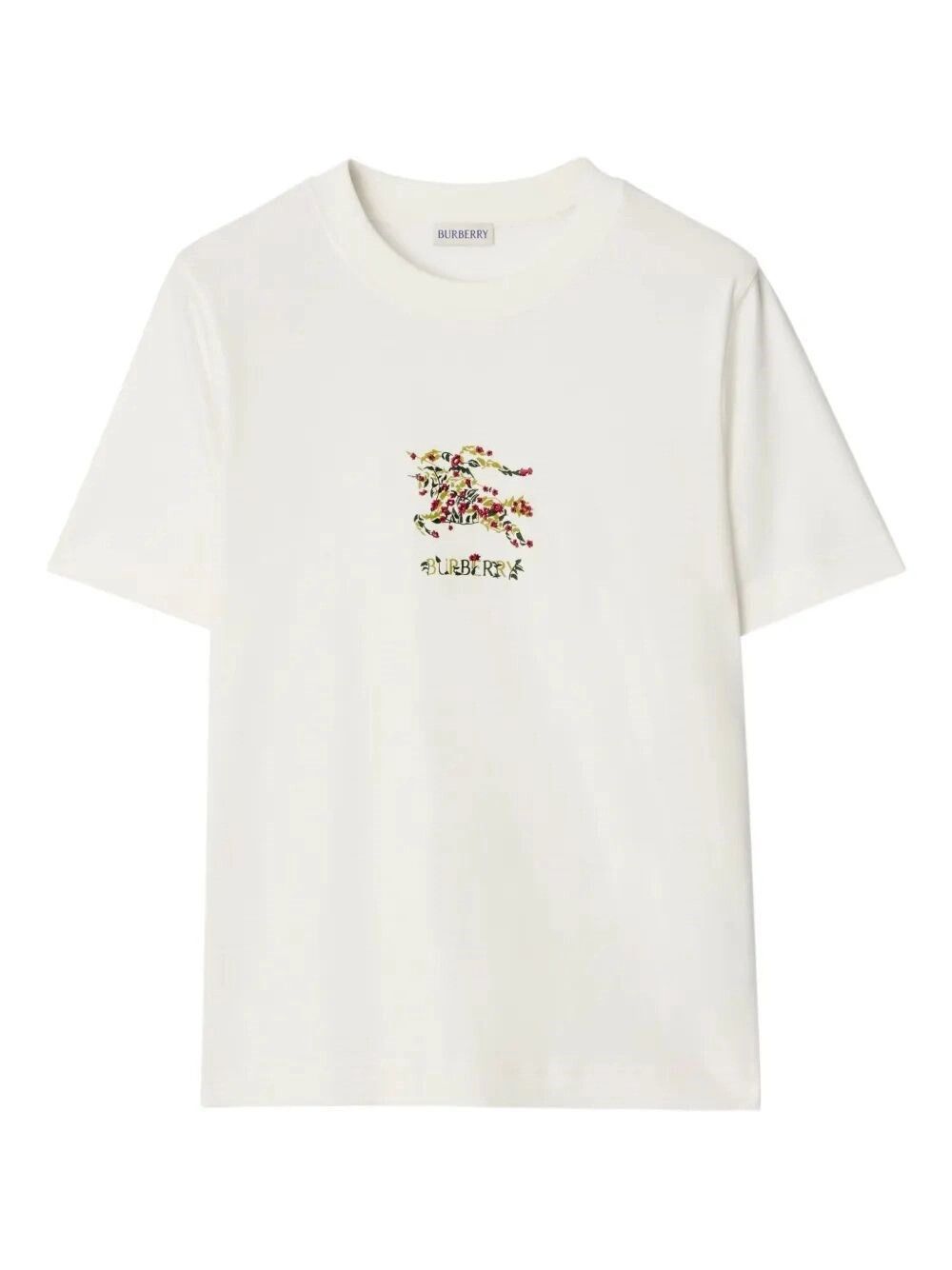 Burberry `Frankie EKD Flower` T-Shirt Size L / US 10 / IT 46 - 1 Thumbnail