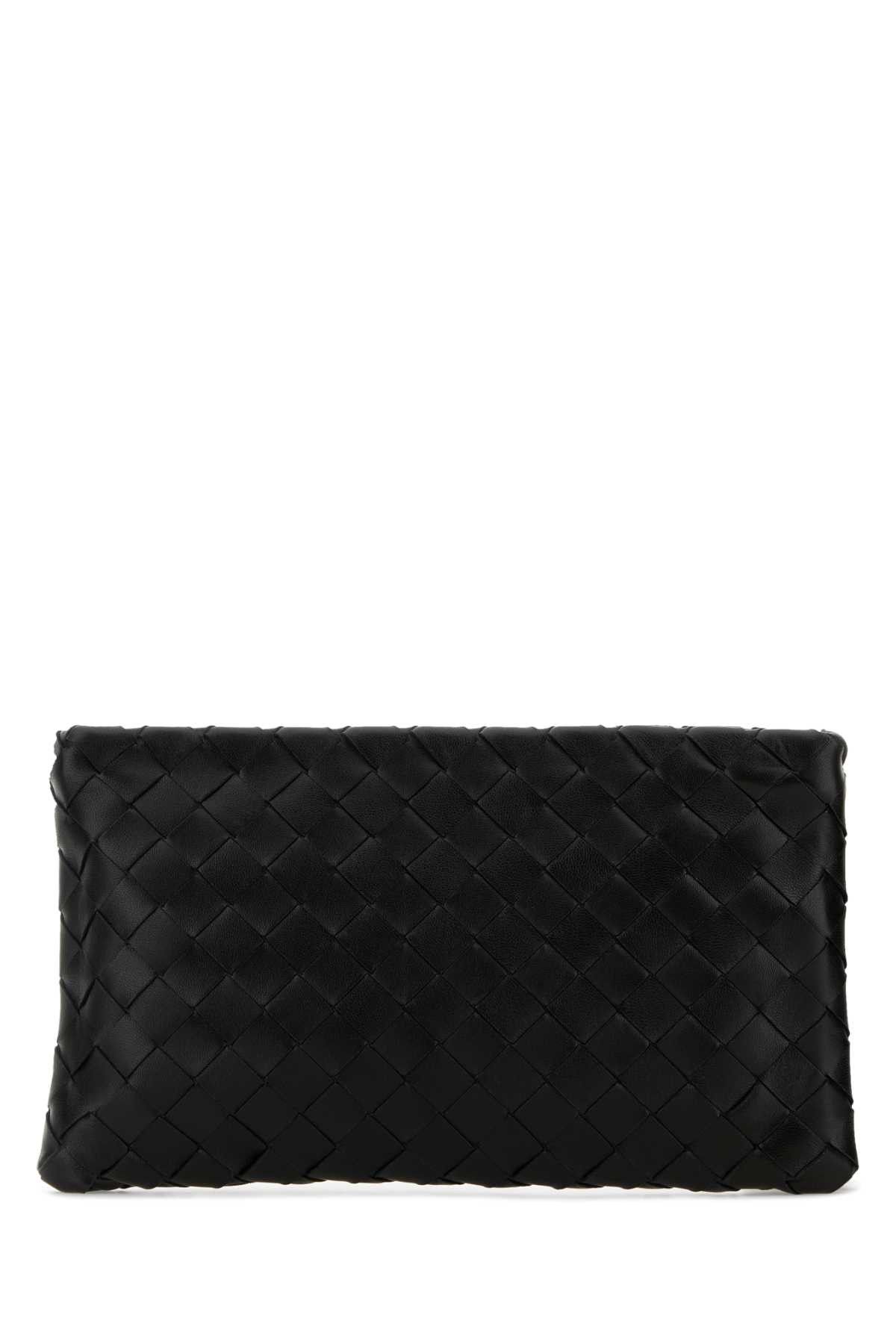 Bottega Veneta Black Leather Small Clutch Size ONE SIZE - 1 Thumbnail