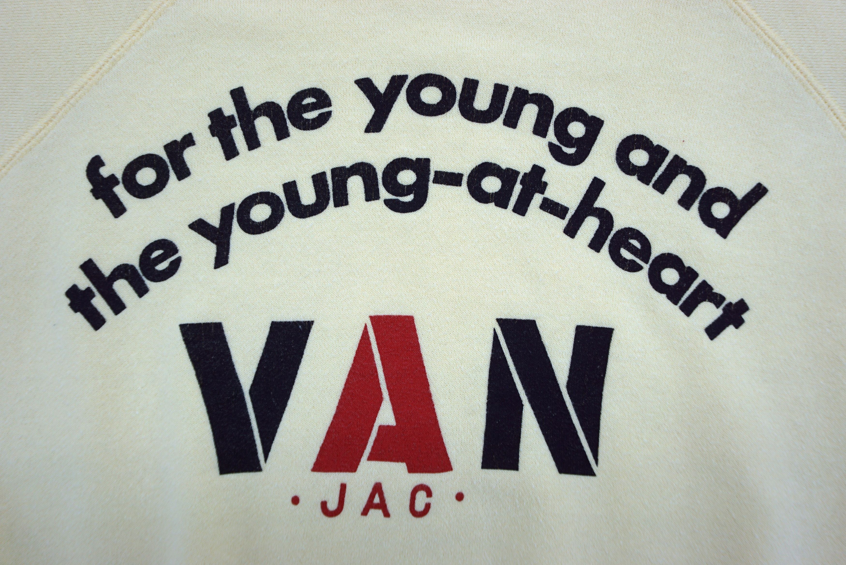 Japanese Brand Vintage Van Jac Sweatshirt Spell Out For The Young Pullover Size US S / EU 44-46 / 1 - 8 Thumbnail
