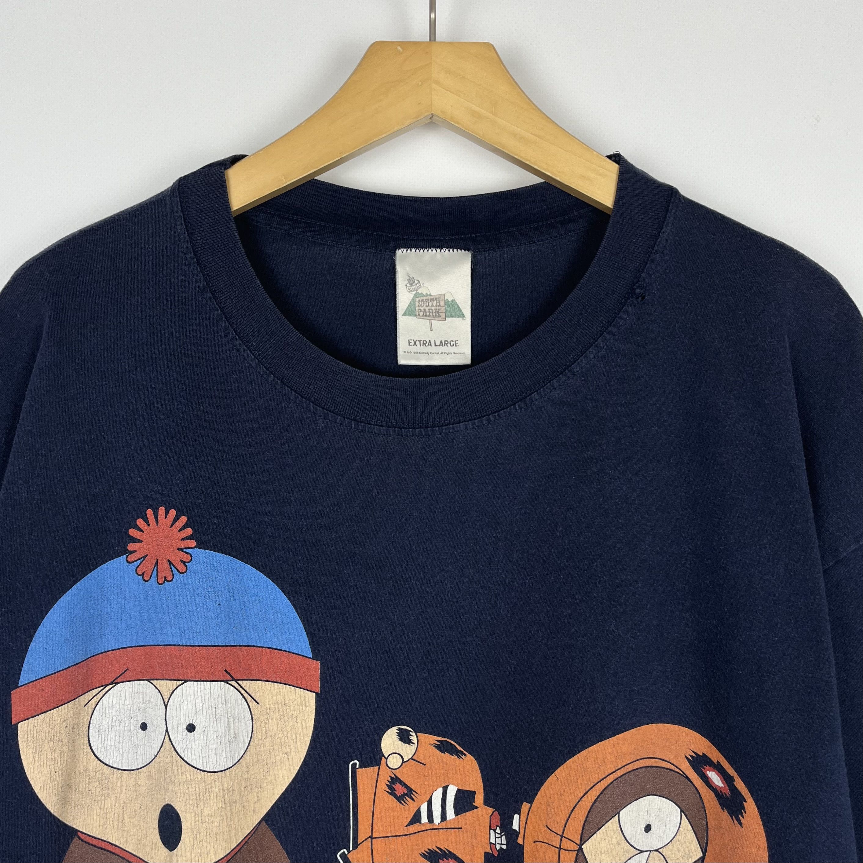 Cartoon Network Vintage South Park “They Killed Kenny” Cartoon T Shirt 1998 Size US XL / EU 56 / 4 - 6 Thumbnail