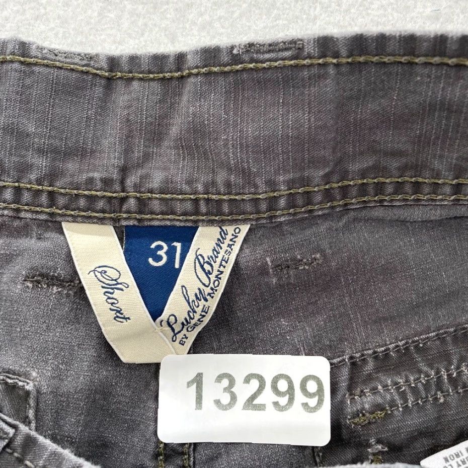 Lucky Brand Lucky Brand Cargo Shorts Mens 31 Gray Distressed Adjustable Waist Y2K Size US 31 - 5 Thumbnail