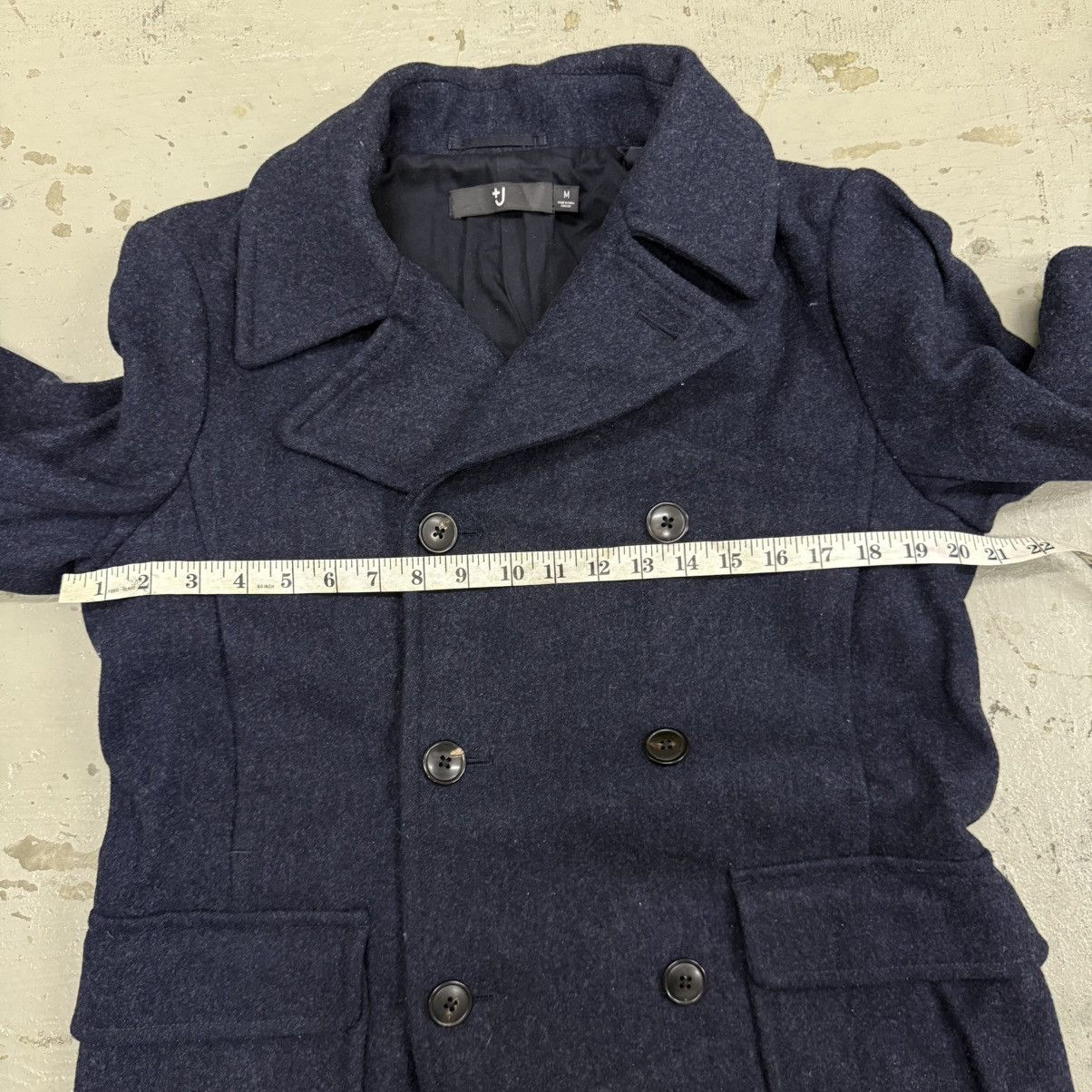 Jil Sander Jil Sander J+ Double Breasted Peacoat Jacket Size US M / EU 48-50 / 2 - 3 Thumbnail