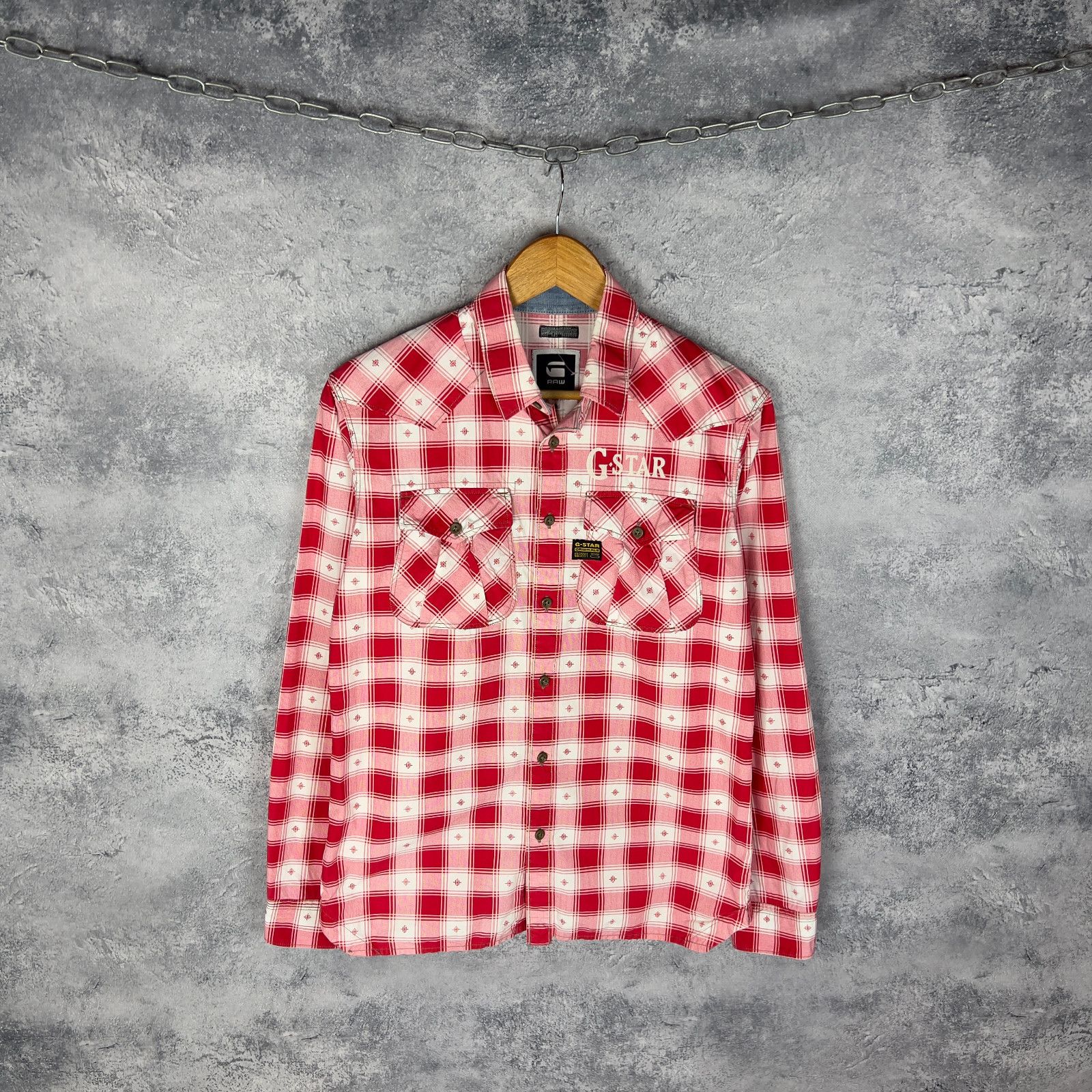 G-Star G Star Raw Shirt Men's Size M Multicolor Plaid Long Sleeve ` Size US M / EU 48-50 / 2 - 1 Thumbnail