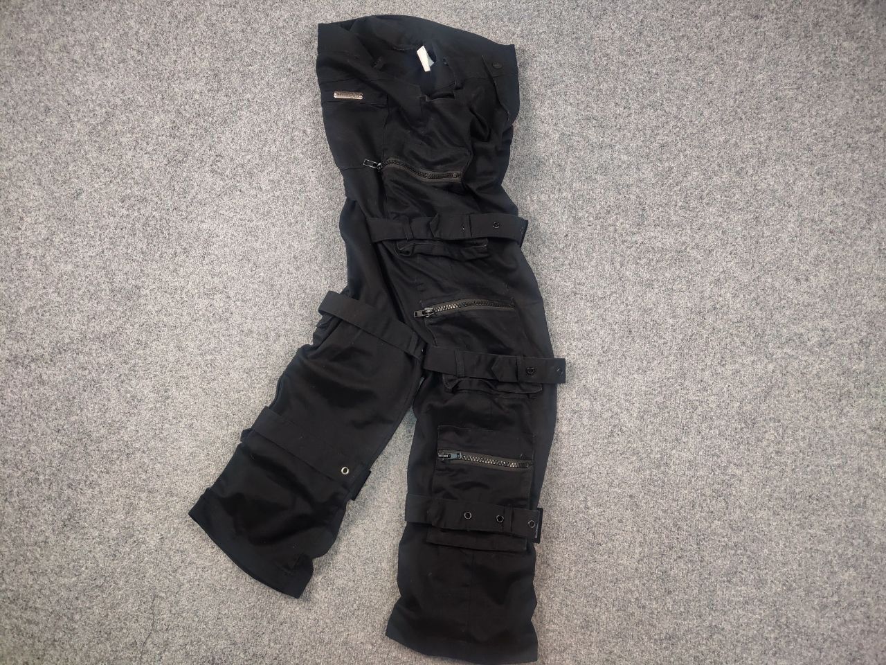 If Six Was Nine Queen Of Darkness Cargo Bomdage Pants Hysteric Opium LGB Size US 32 / EU 48 - 2 Thumbnail