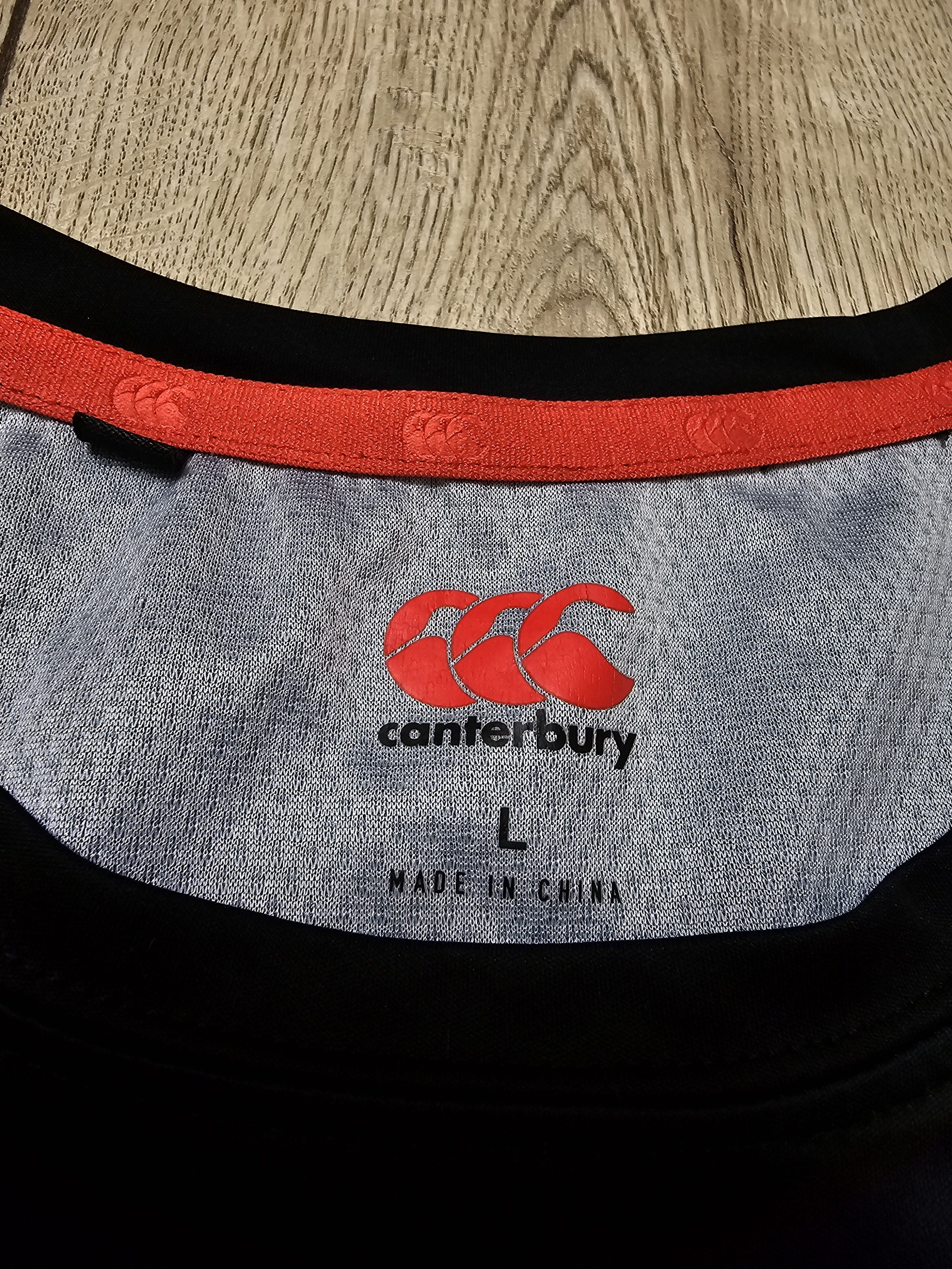 Canterbury of New Zealand ENGLAND RUGBY SHIRT RUGBY JERSEY RARE BLACK JERSEY Size US M / EU 48-50 / 2 - 6 Thumbnail