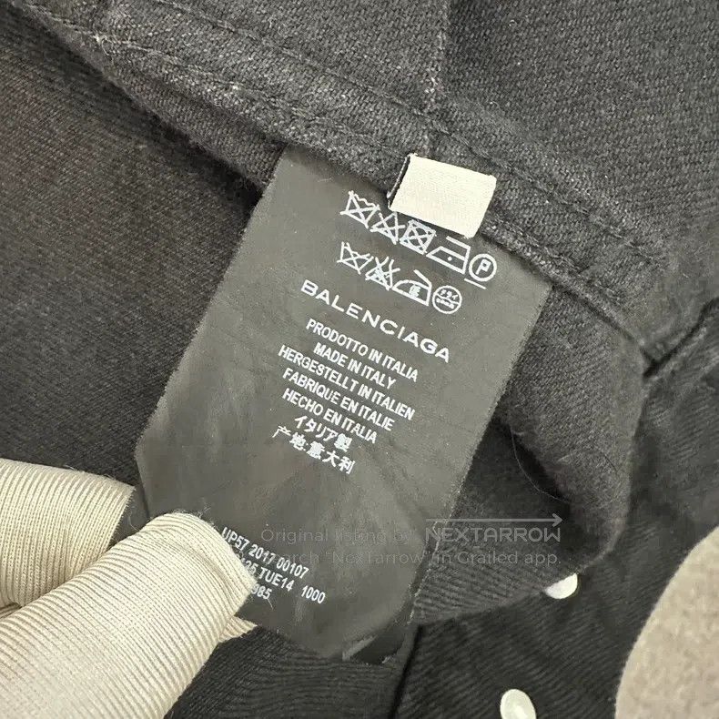 Balenciaga Balenciaga Black short denim jacket Size XS / US 0-2 / IT 36-38 - 4 Thumbnail