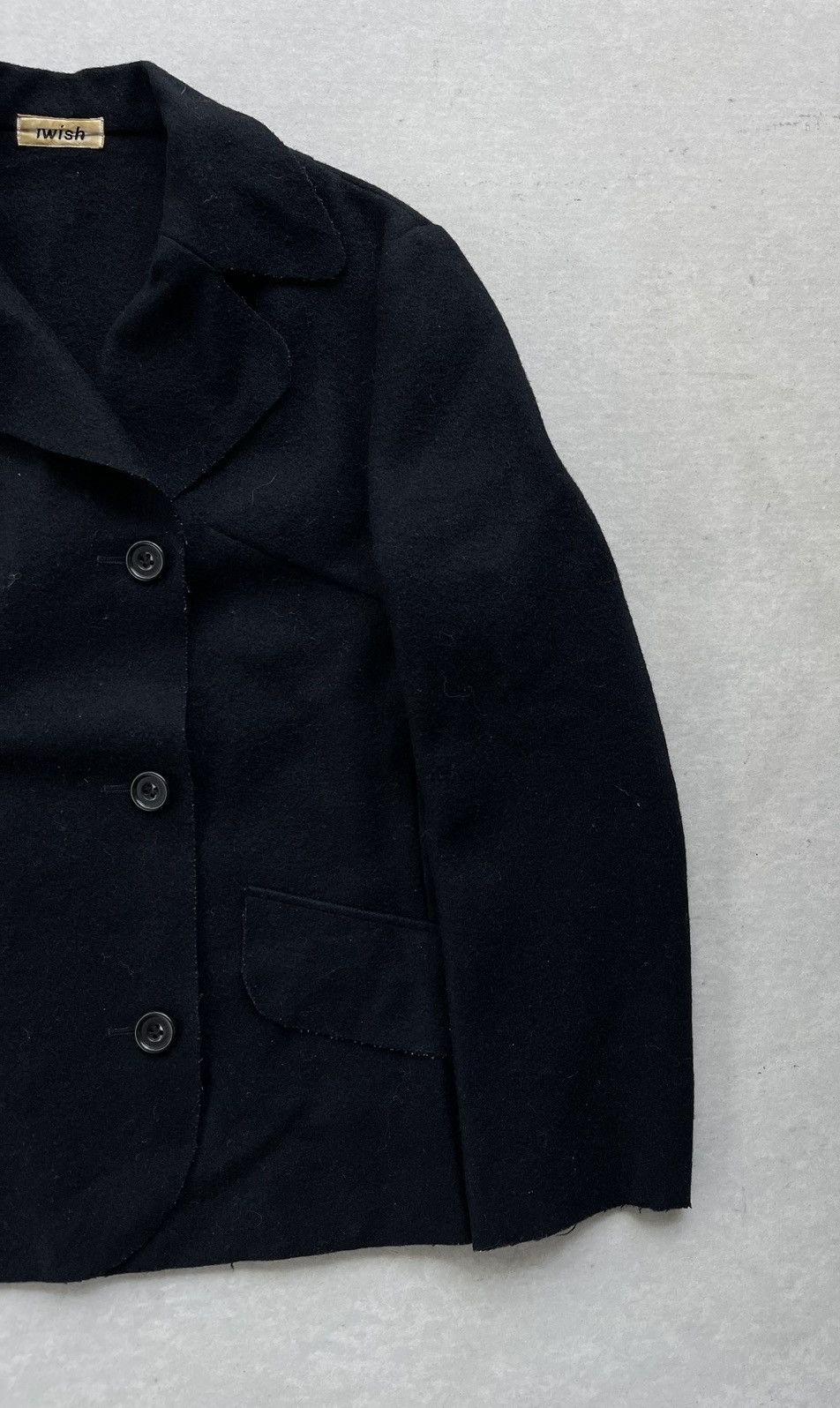 Yohji Yamamoto 🔥Vtg Iwish by Yohji Yamamoto Double-breasted Mohair Jacket Size M / US 6-8 / IT 42-44 - 4 Thumbnail