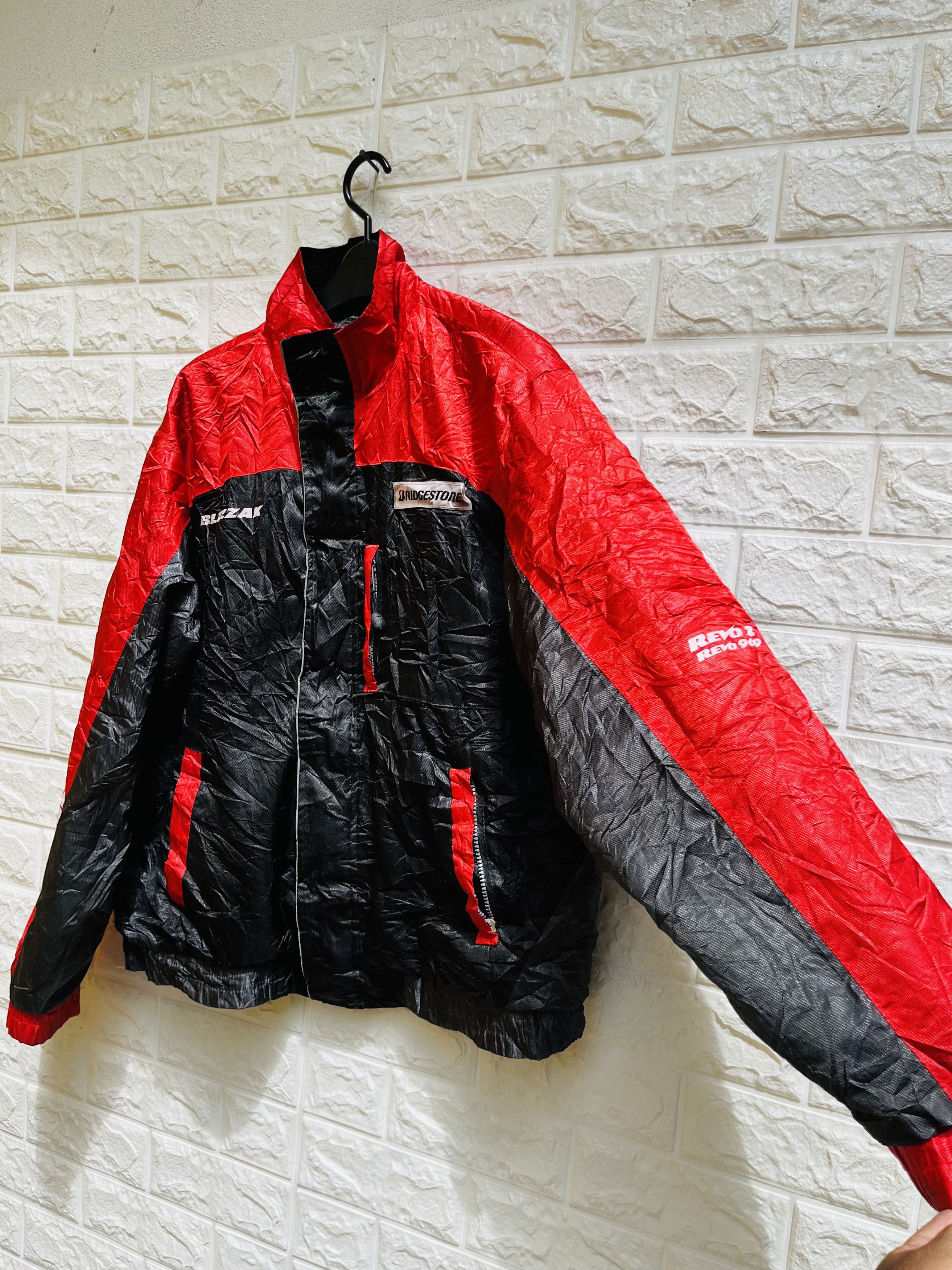 Japanese Brand × Vintage Vintage Bridgestone Motorsport Japanese Grand Racing Style Size US L / EU 52-54 / 3 - 4 Thumbnail