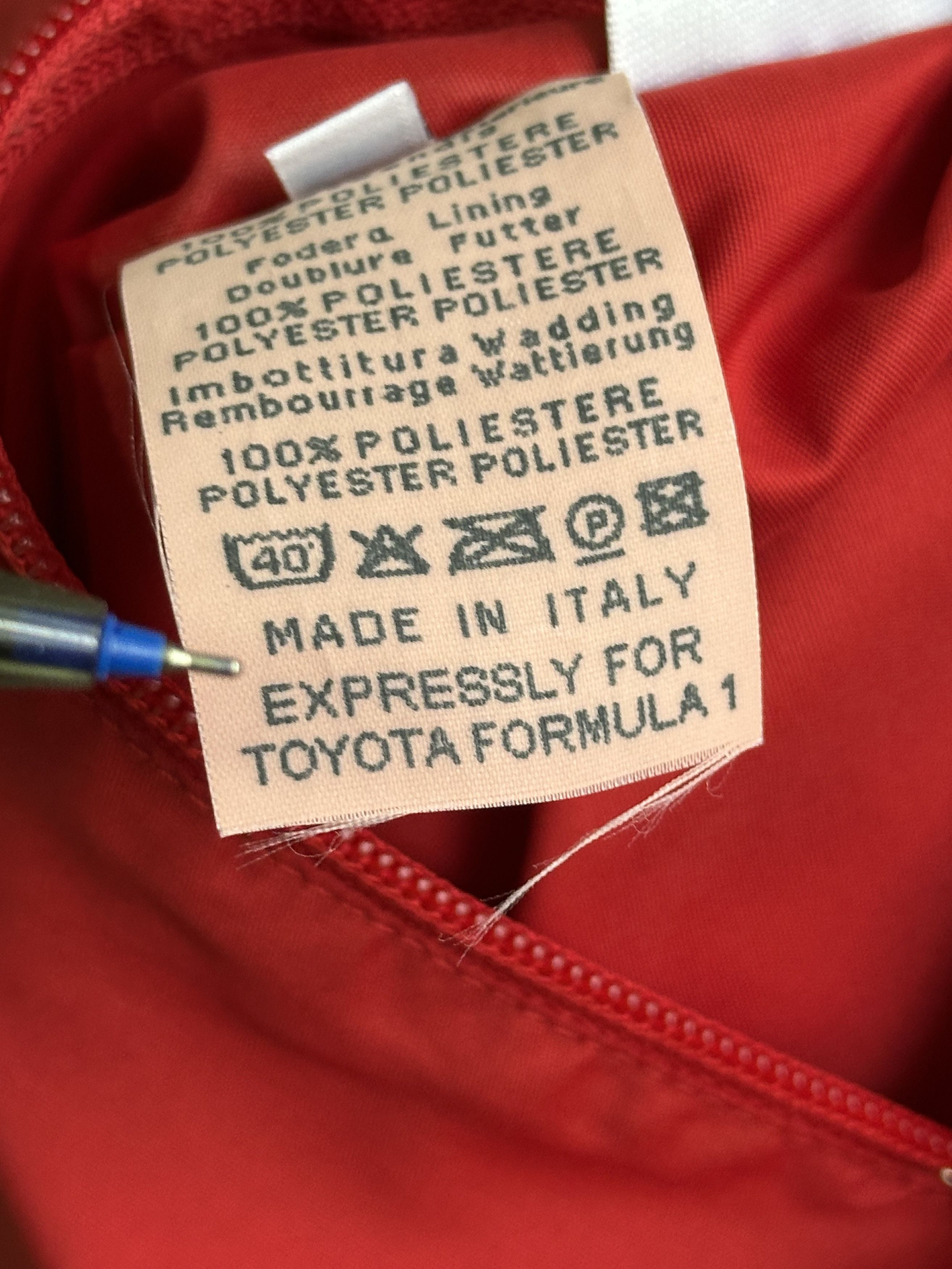 Formula 1 × NASCAR 🚨RARE🚨Vintage Toyota Panasonic Racing Vest Formula Uno Size US M / EU 48-50 / 2 - 17 Thumbnail