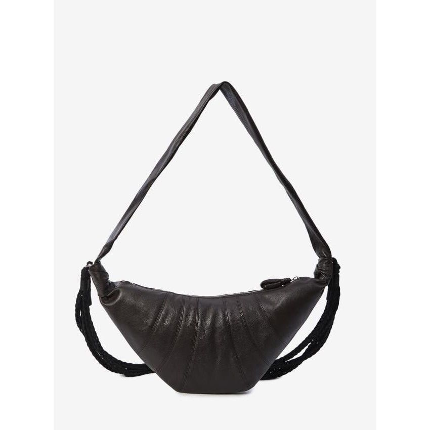 Lemaire LEMAIRE Braid Croissant Medium Brown Leather Shoulder Bag Ne Size ONE SIZE - 3 Thumbnail