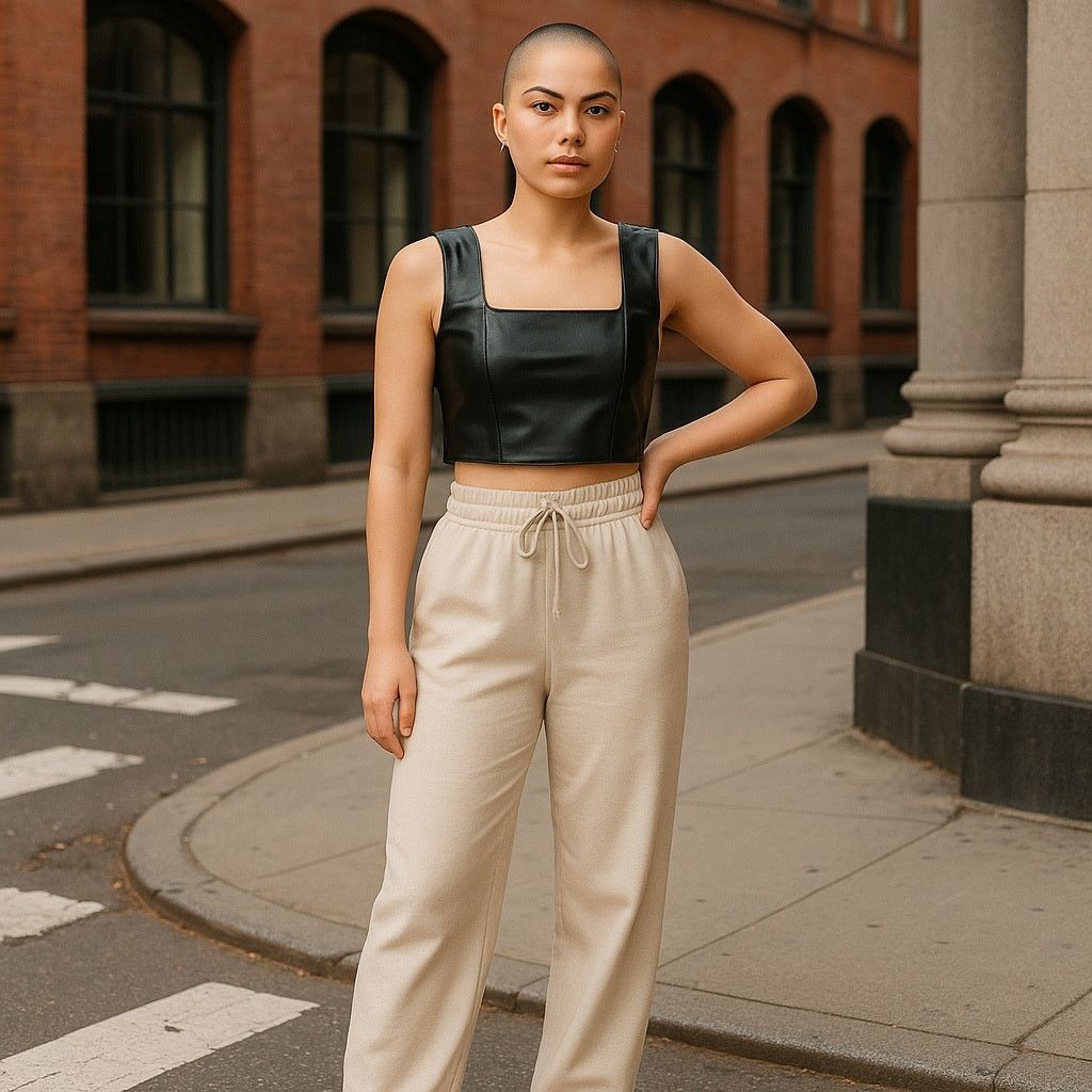 7 For All Mankind 7 For All Mankind Black Fitted Bustier Crop Top Size M / US 6-8 / IT 42-44 - 1 Thumbnail