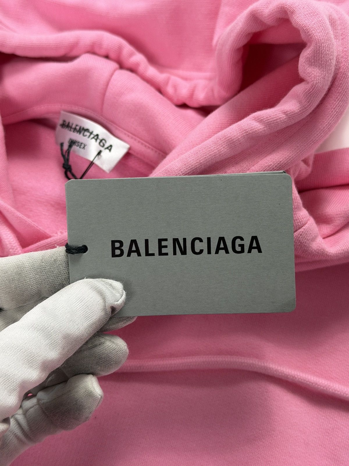 Balenciaga Balenciaga Bébé Rhinestones Pink Oversized Hoodie Size US S / EU 44-46 / 1 - 10 Thumbnail