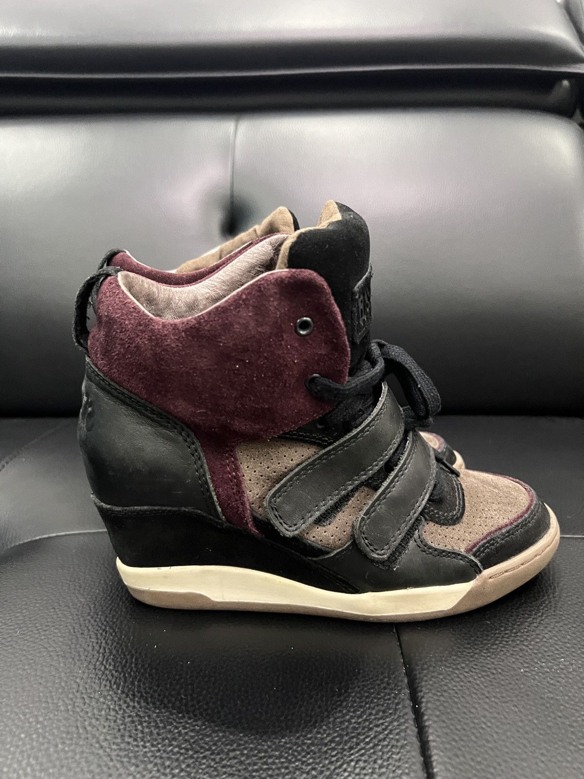 ASH ASH Velcro Wedge Sneakers Size US 8 / IT 38 - 16 Thumbnail