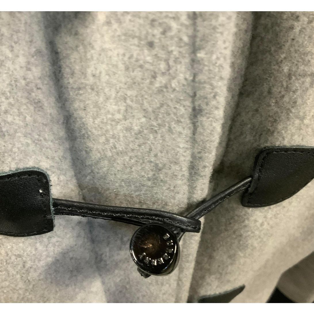 Burberry BURBERRY London Women's Gray Hooded Wool Duffle Coat Sz 14 Size XL / US 12-14 / IT 48-50 - 8 Thumbnail