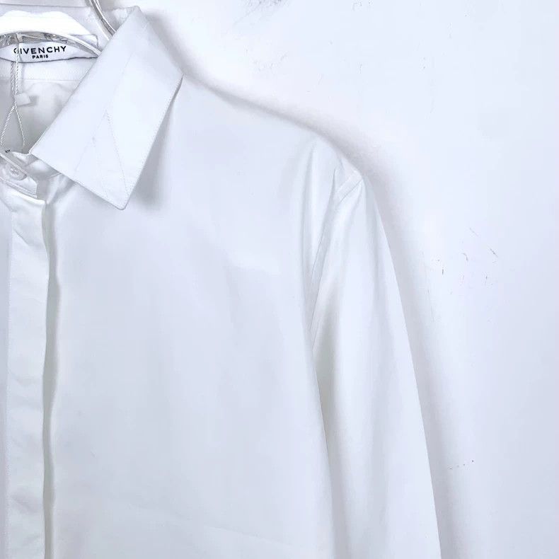 Givenchy Givenchy Givenchy White Long Sleeve ButtonUp Shirt -2507 Size US M / EU 48-50 / 2 - 3 Thumbnail