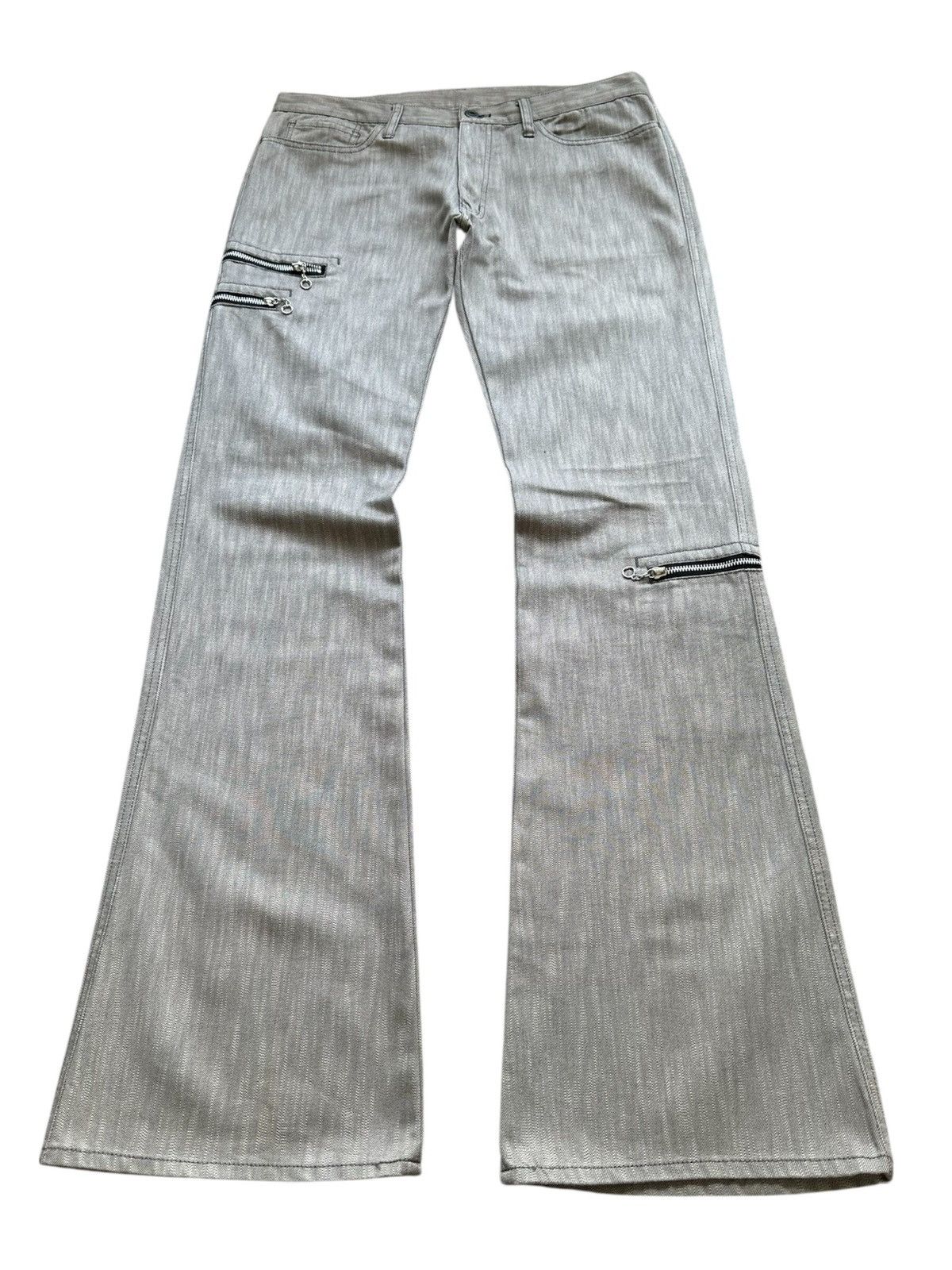 Le Grande Bleu (L.G.B.) 00’s EDGE RUPERT j-rock flared jeans Size US 34 / EU 50 - 5 Thumbnail