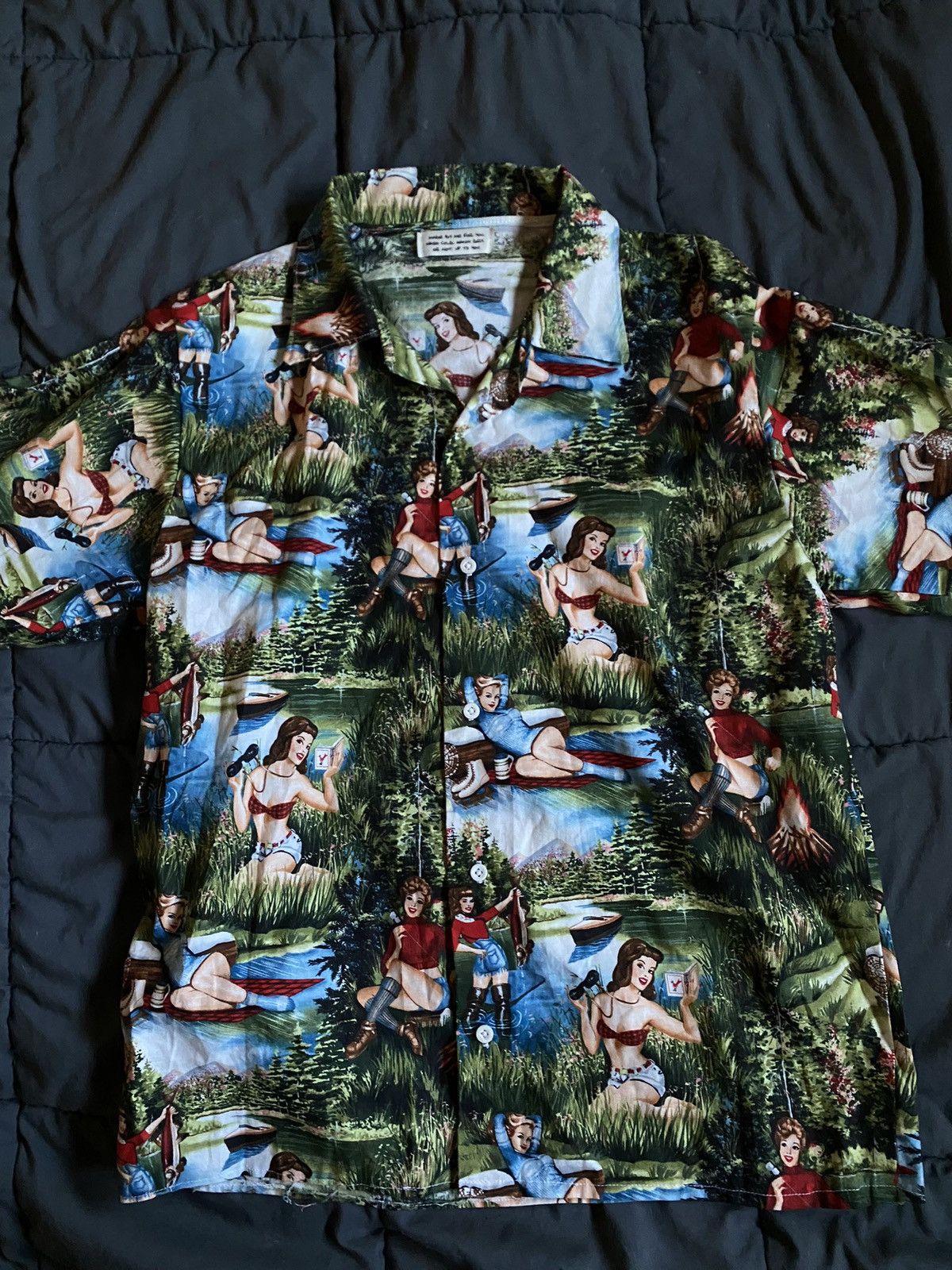 Vintage Custom Hawaiian Shirt Size US M / EU 48-50 / 2 - 1 Preview
