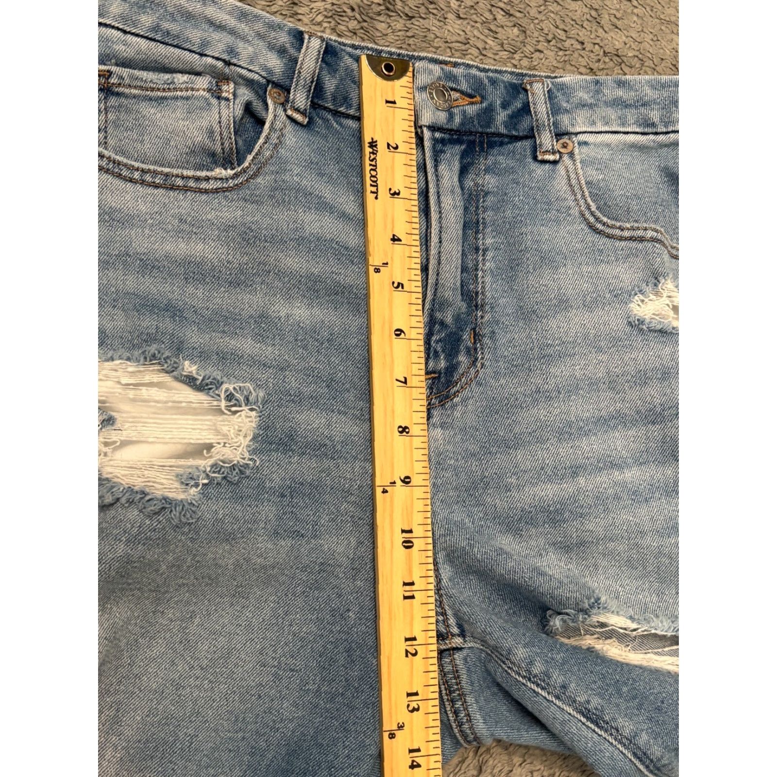 American Eagle Outfitters VINTAGE American Eagle Outfitters Curvy Mom Jeans Women’s 6R Blue Light Wash Denim Jeans Women Size 28" / US 6 / IT 42 - 6 Thumbnail